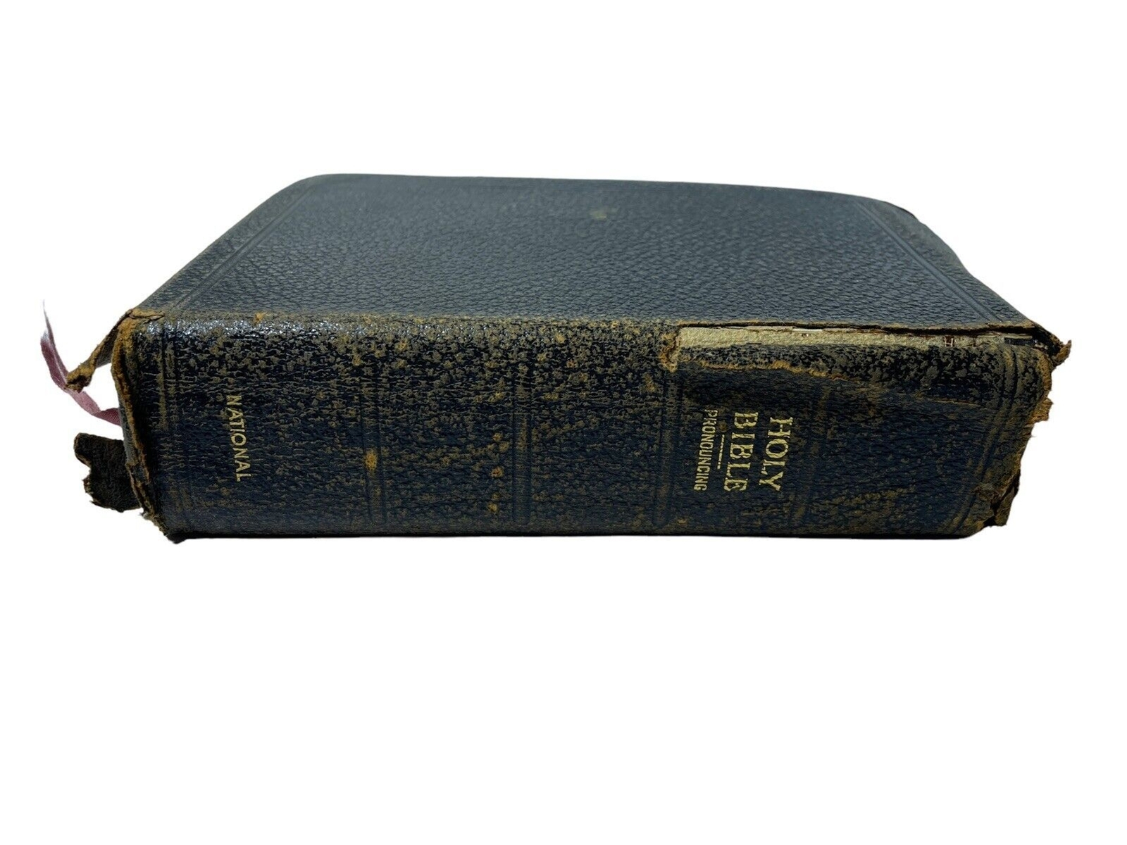 Holy Bible KJV Leather National Bible Press Bold Face Type Reference Edition