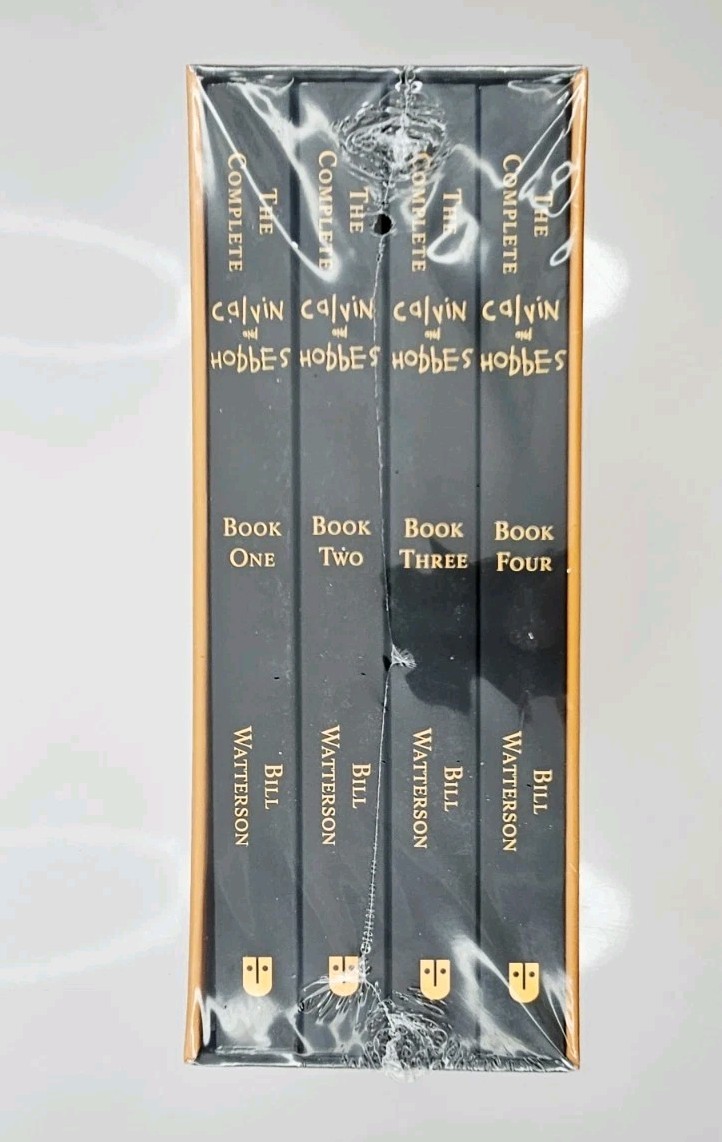 The Complete Calvin and Hobbes • 4 Book Box Set -Paperback NEW SEALED MSRP $160