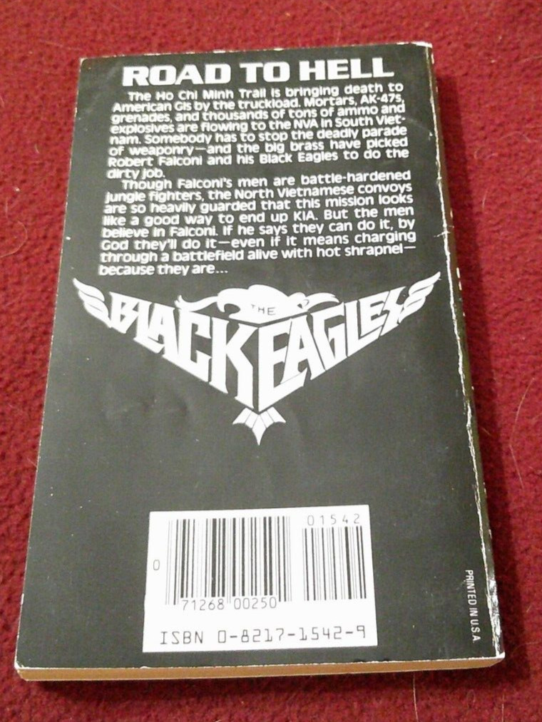Black Eagles #6 : AK-47 Firefight by John Lansing (1985, pb) military