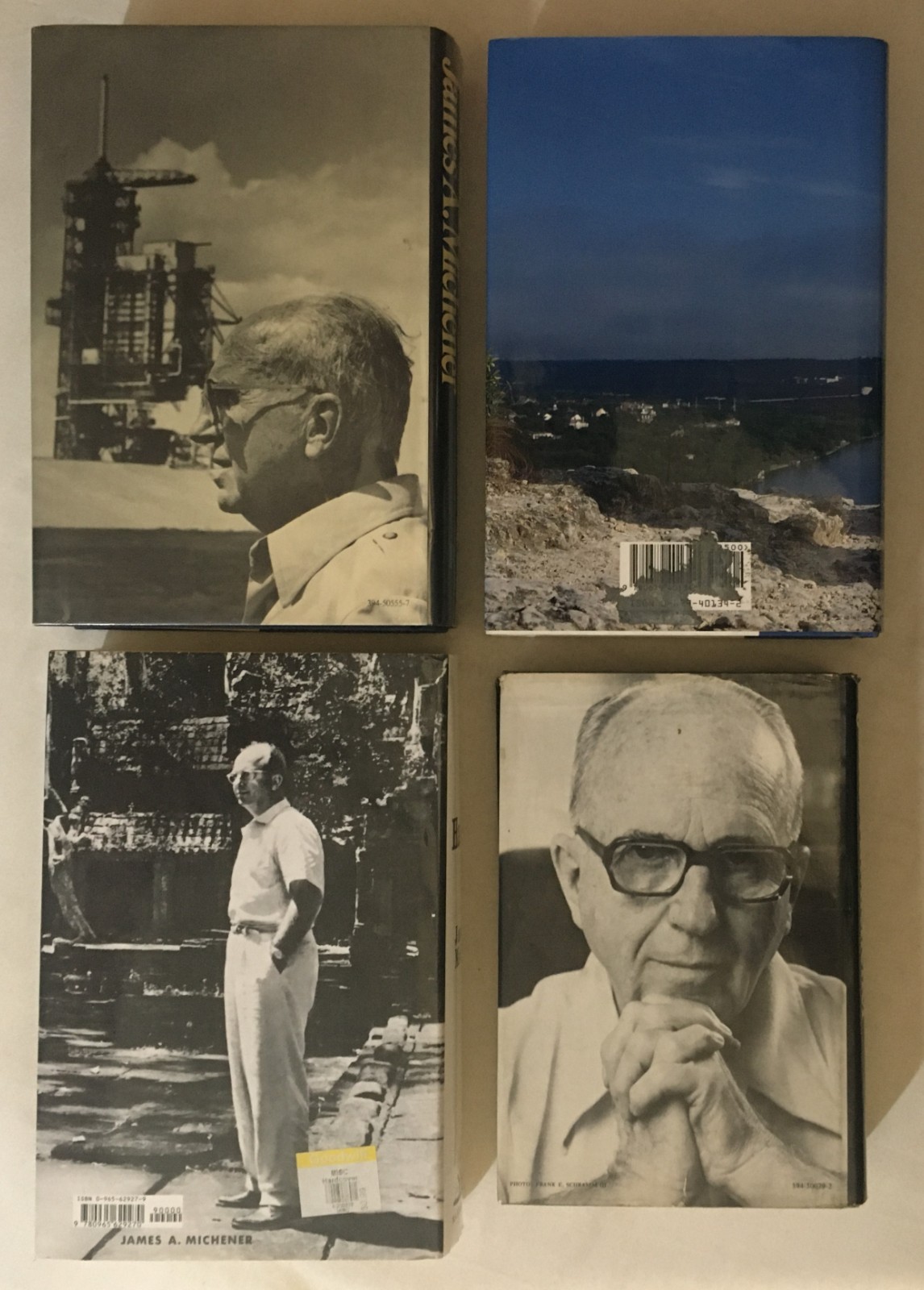 Lot Of 4 James A. Michener Hardcover Books With Dust Jackets