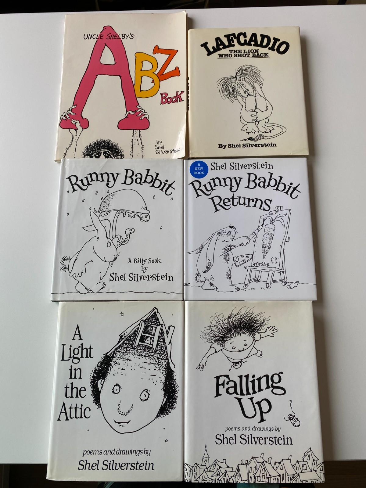SHEL SILVERSTEIN LOT 13~Lafcadio~Runny Babbit~Missing Piece~BIG O~RETURNS~ABZ~