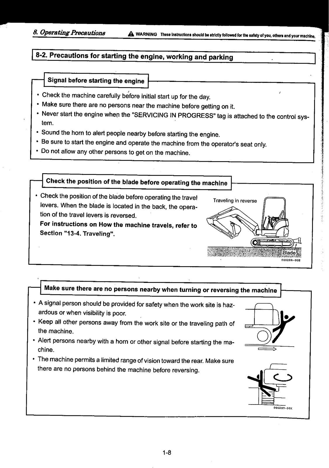 YANMAR ViO27-5B ViO35-5B Excavator Operators Manual – WIRE BOUND – COVERS