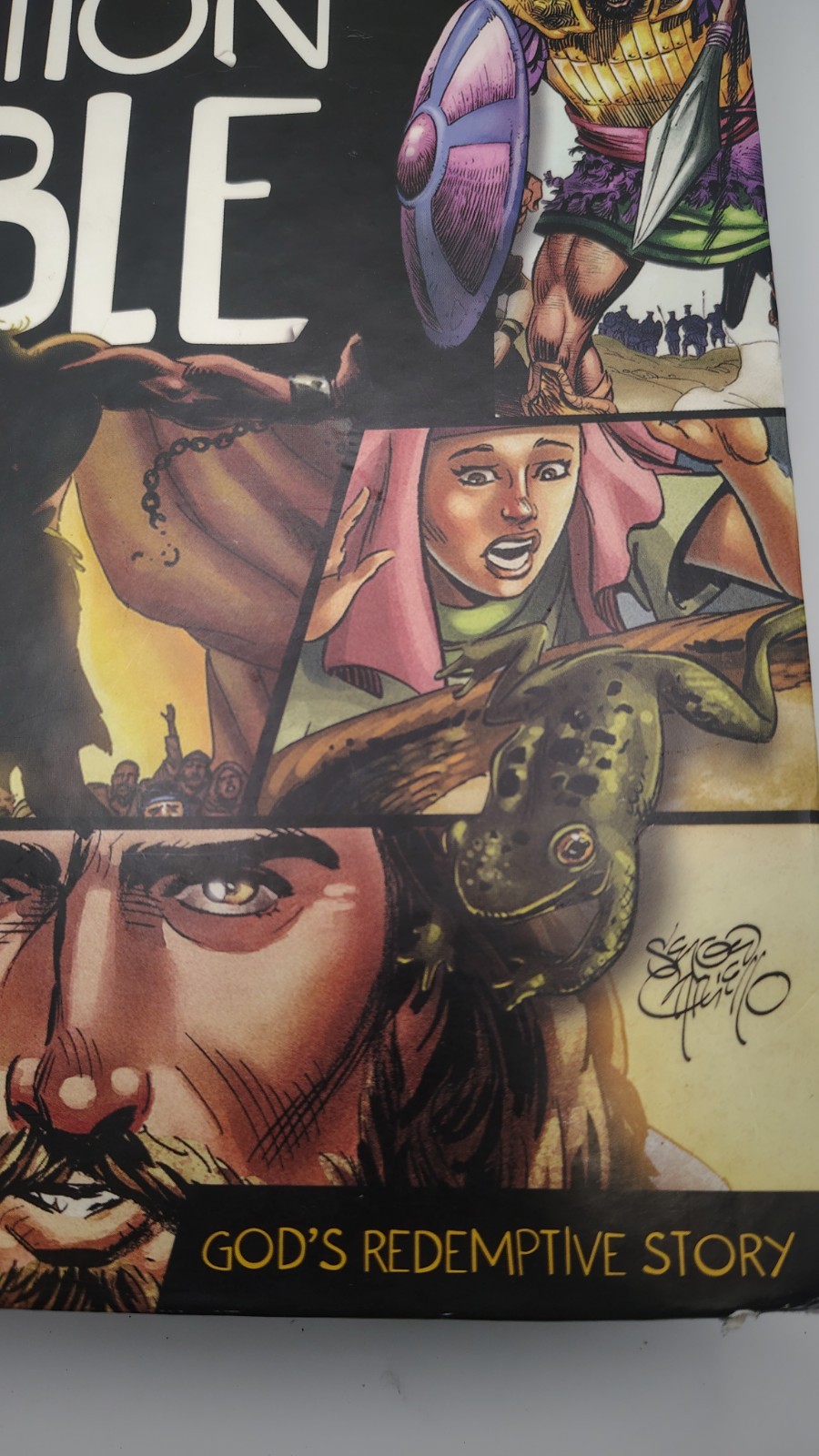 The Action Bible: Gods Redemptive Story Illustrated By Sergio Cariello First Ed.