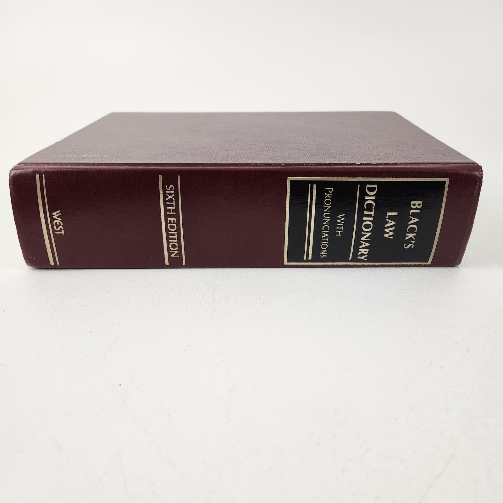 Vintage Black’s Law Dictionary With Pronunciations Henry C Black Ewtn Maroon HC