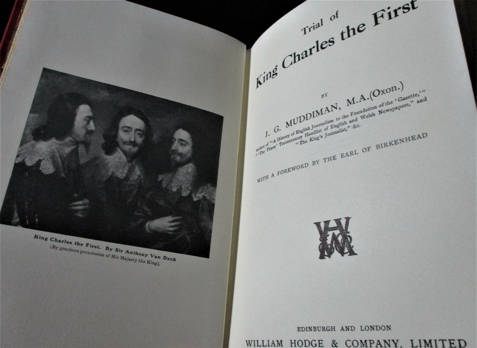 TRIAL OF KING CHARLES I Muddiman Qrtr Leather Notable Trials 1990 Legal History