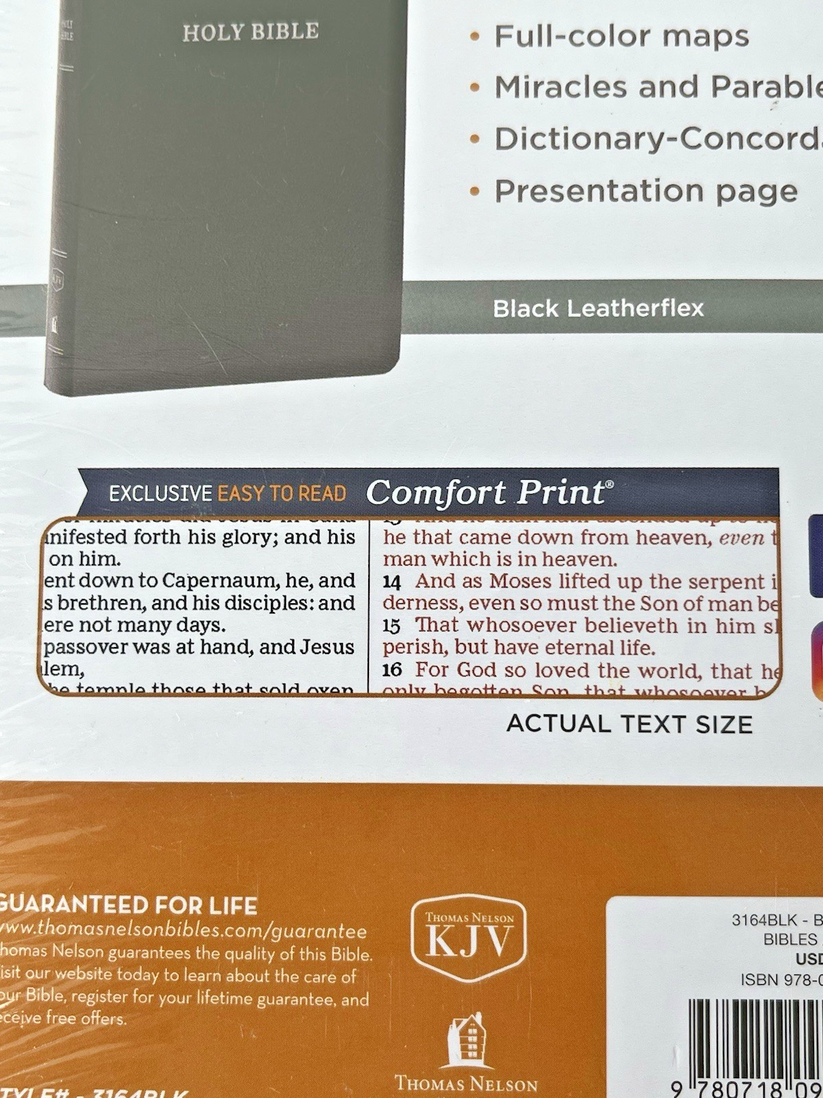 3 x KJV GIFT & AWARD BIBLE Red Letter Edition HOLY BIBLE Thomas Nelson – SEALED