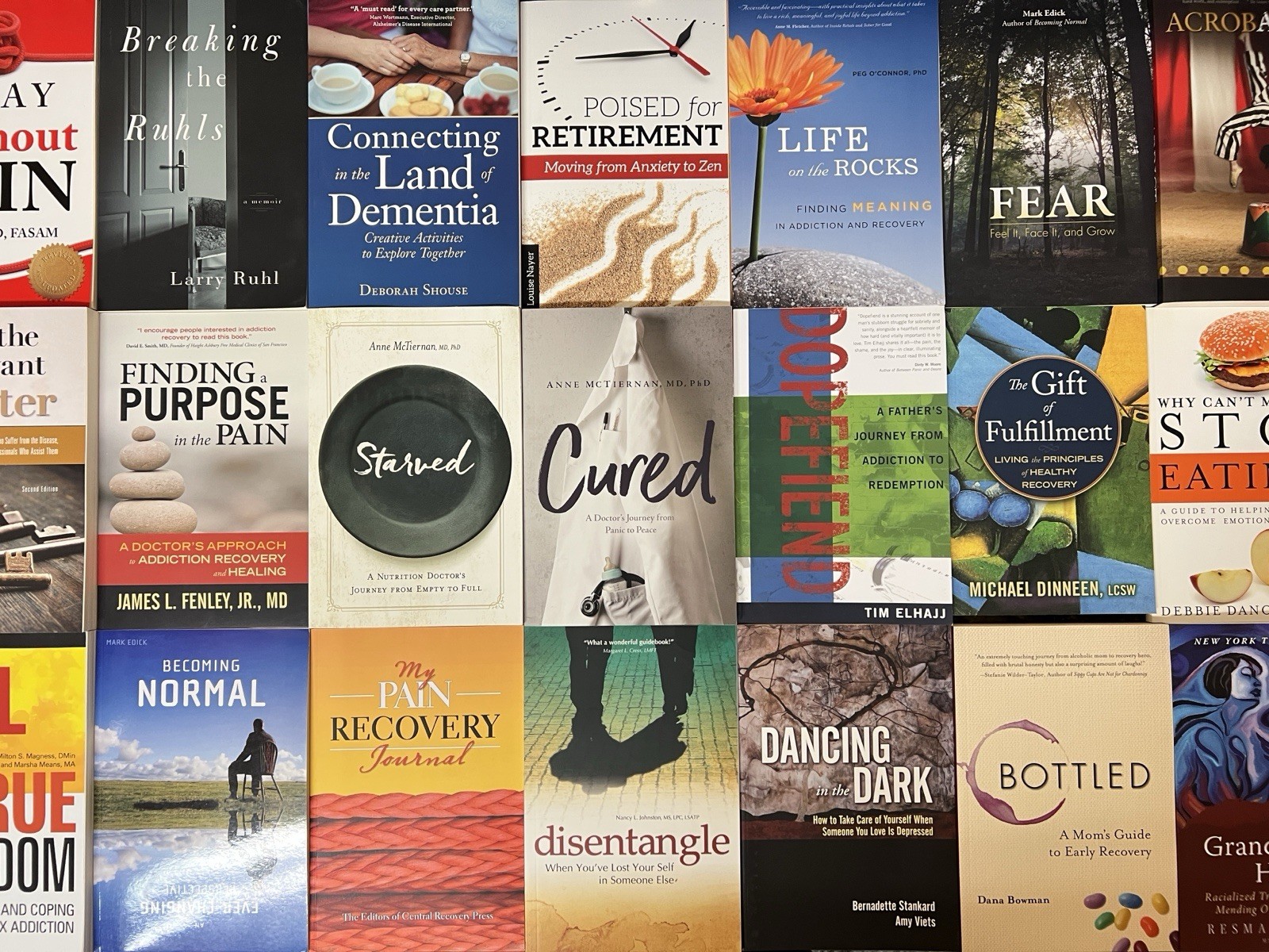 BRAND NEW Recovery & Self-Help Book Lot w/ 12 Step Program – Therapy Addiction