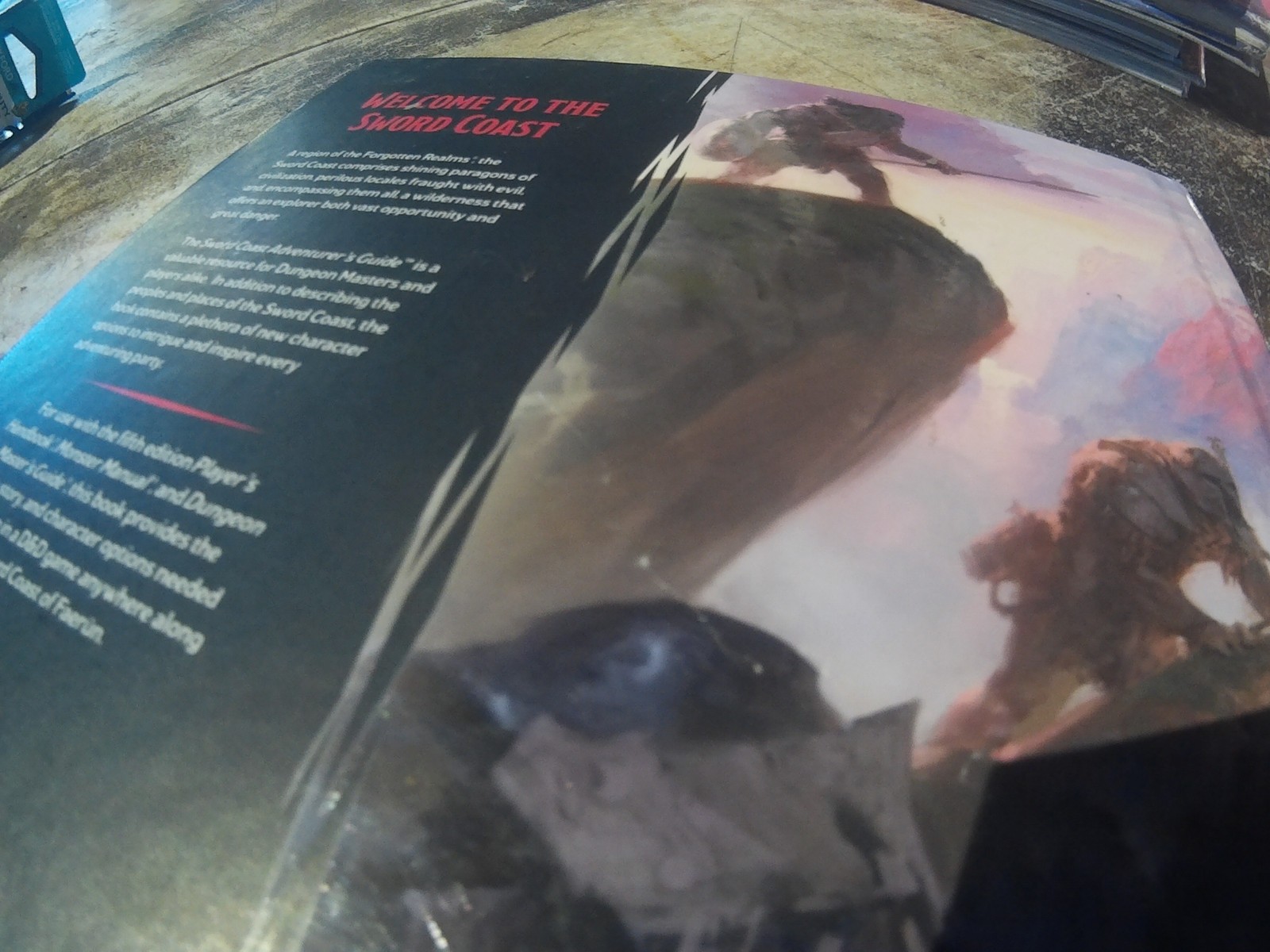 Sword Coast Adventurer’s Guide by Wizards RPG Team (English) Hardcover Book NEW