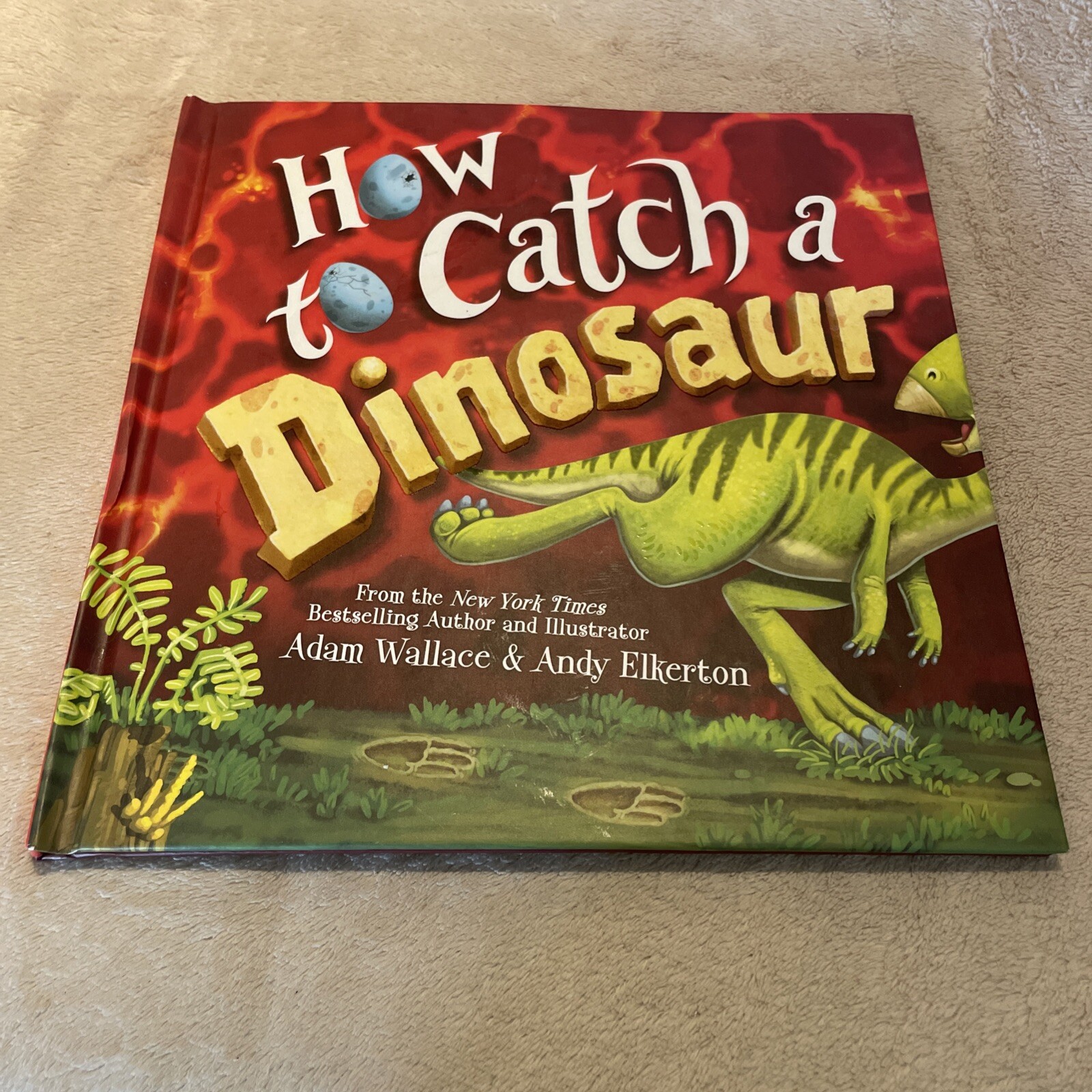 How to Catch a Dinosaur by Adam Wallace (2019, Picture Book)