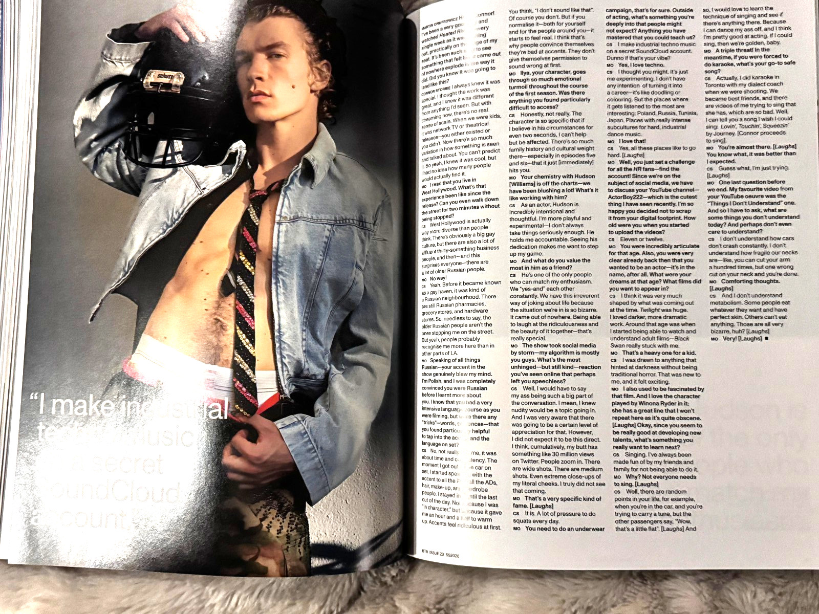 “Behind the Blinds” Magazine Heated Rivalry NEW Connor Storrie Francois Arnaud