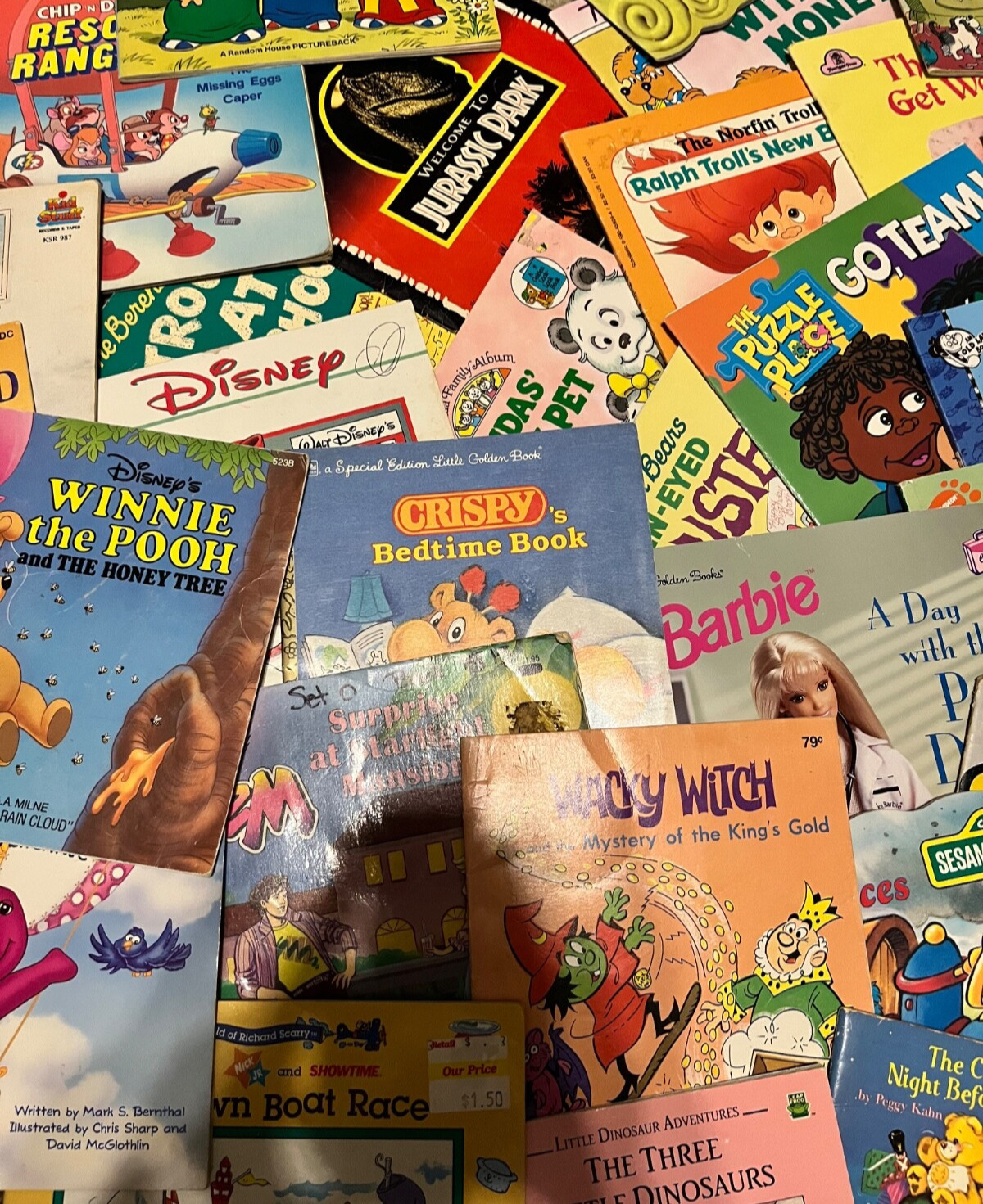Random Lot of 20 Picture Books For Kids Bernstein Bears Vintage to Now