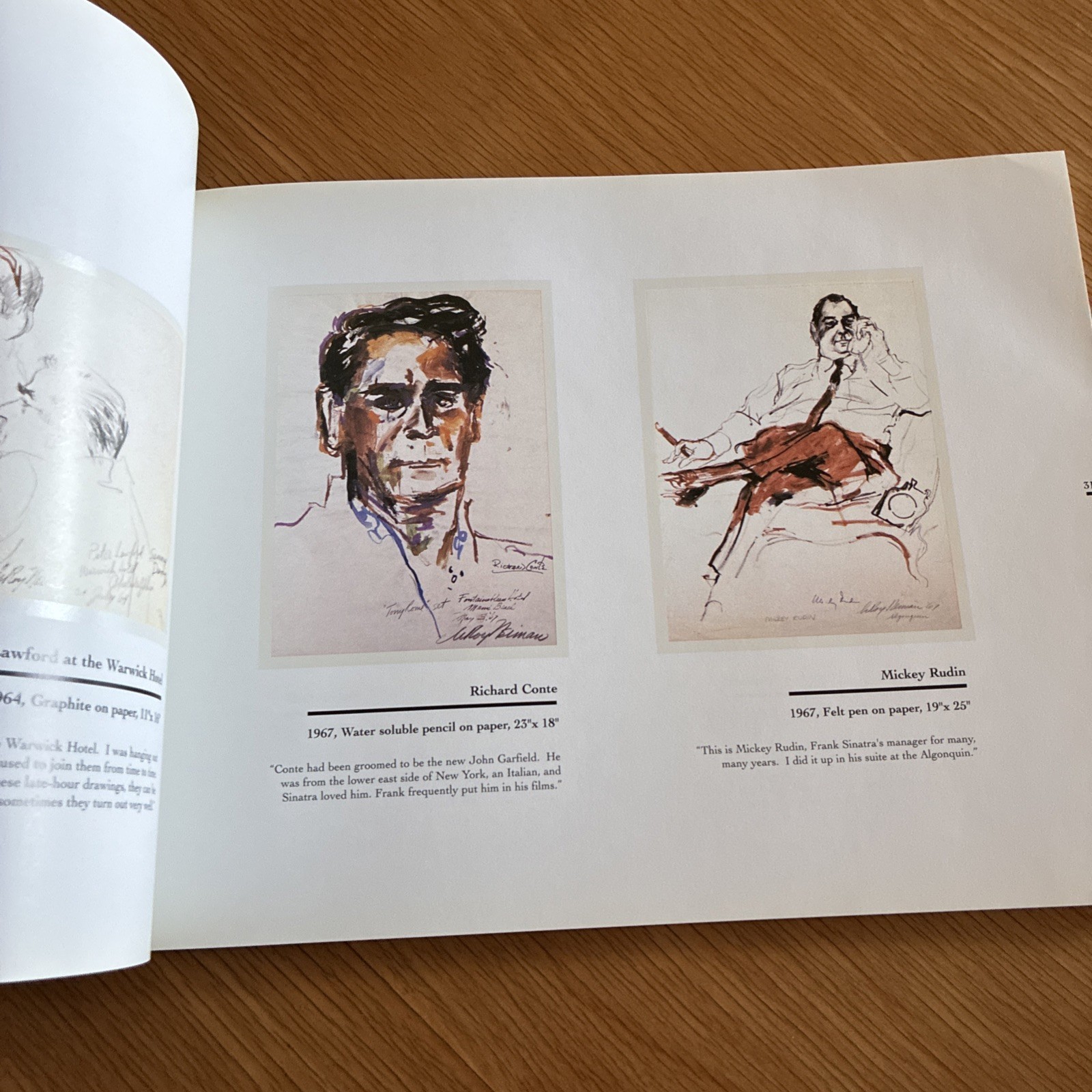 Leroy Neiman Autographed SIGNED Book Portraits Of Our Times 1946-1996 Softcover
