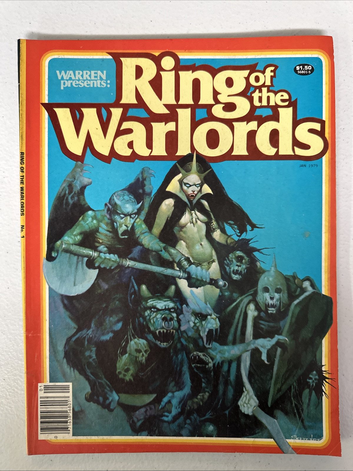 Warren presents: Ring of the Warlords #1 1979 Magazine Comic Volume 1 1st VG