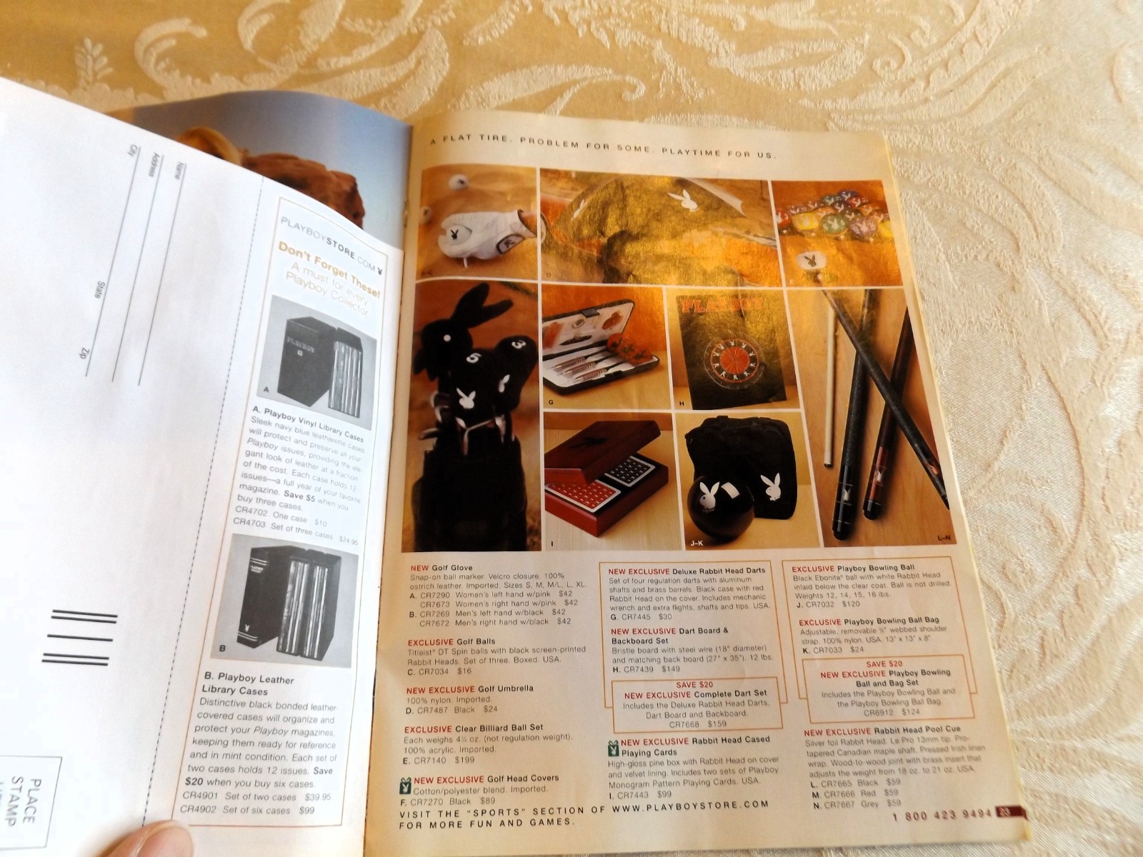 25 YEAR OLD PLAYBOY MAGAZINE CATALOG 🔥 HOLIDAY 2001 🔥