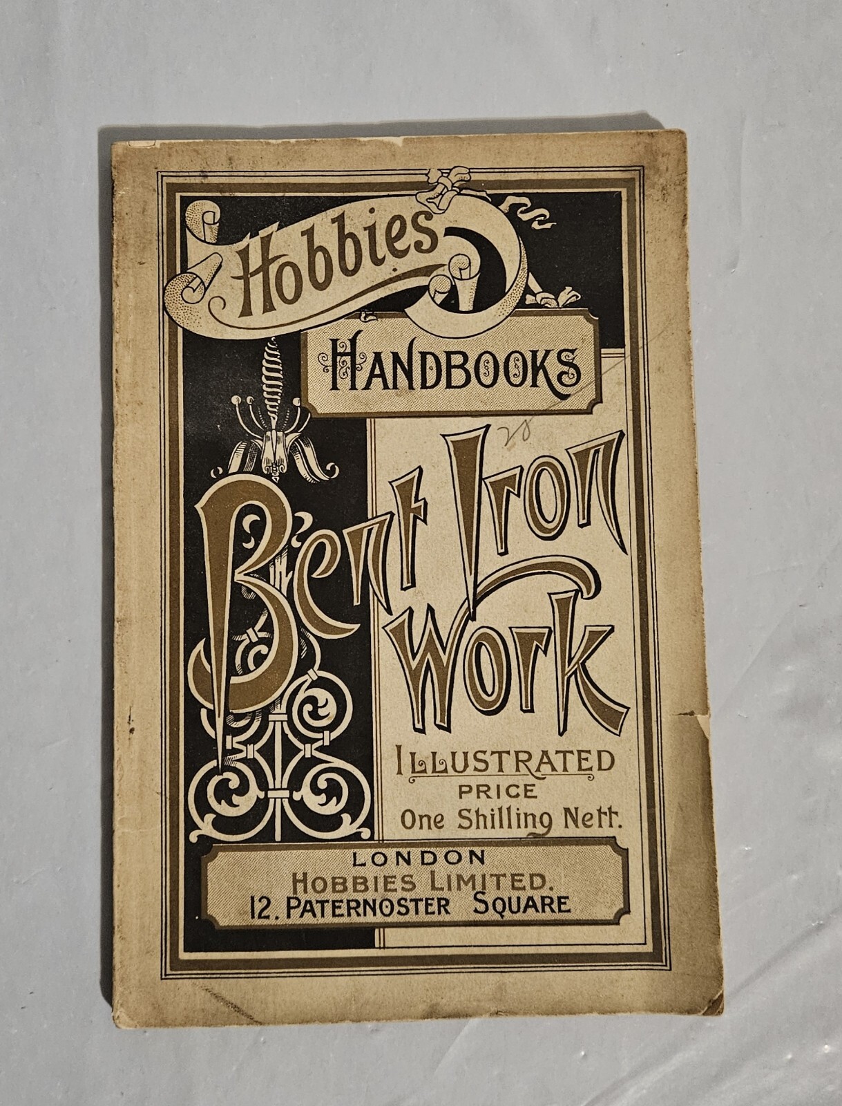 1896 Hobbies Handbook of Bent Iron Work Illustrated