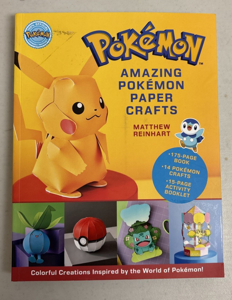 Pokemon Amazing Pokemon Paper Crafts By Matthew Reinhart