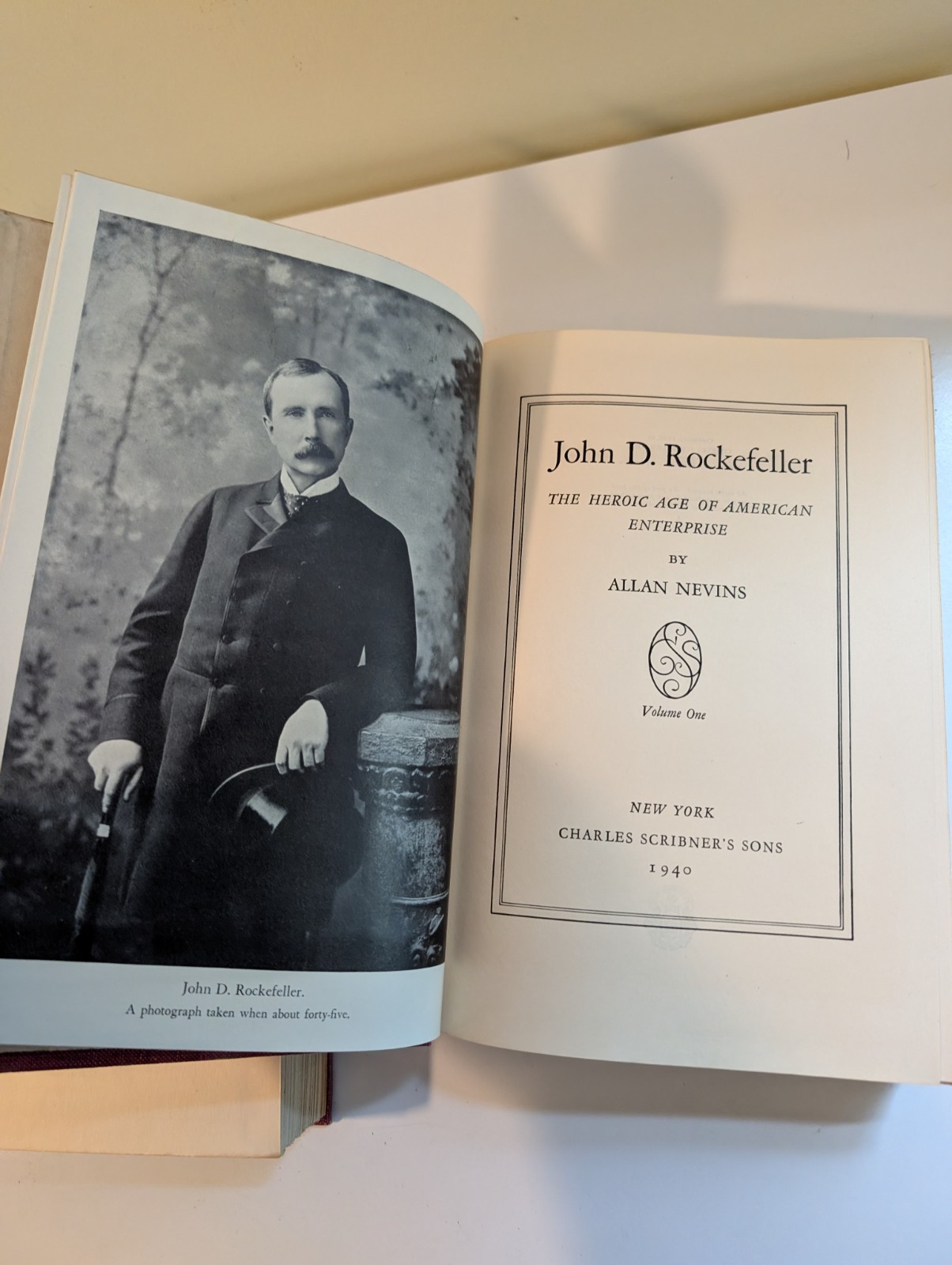 John D. Rockefeller Heroic Age of American Enterprise Vol I & II HC Box Set