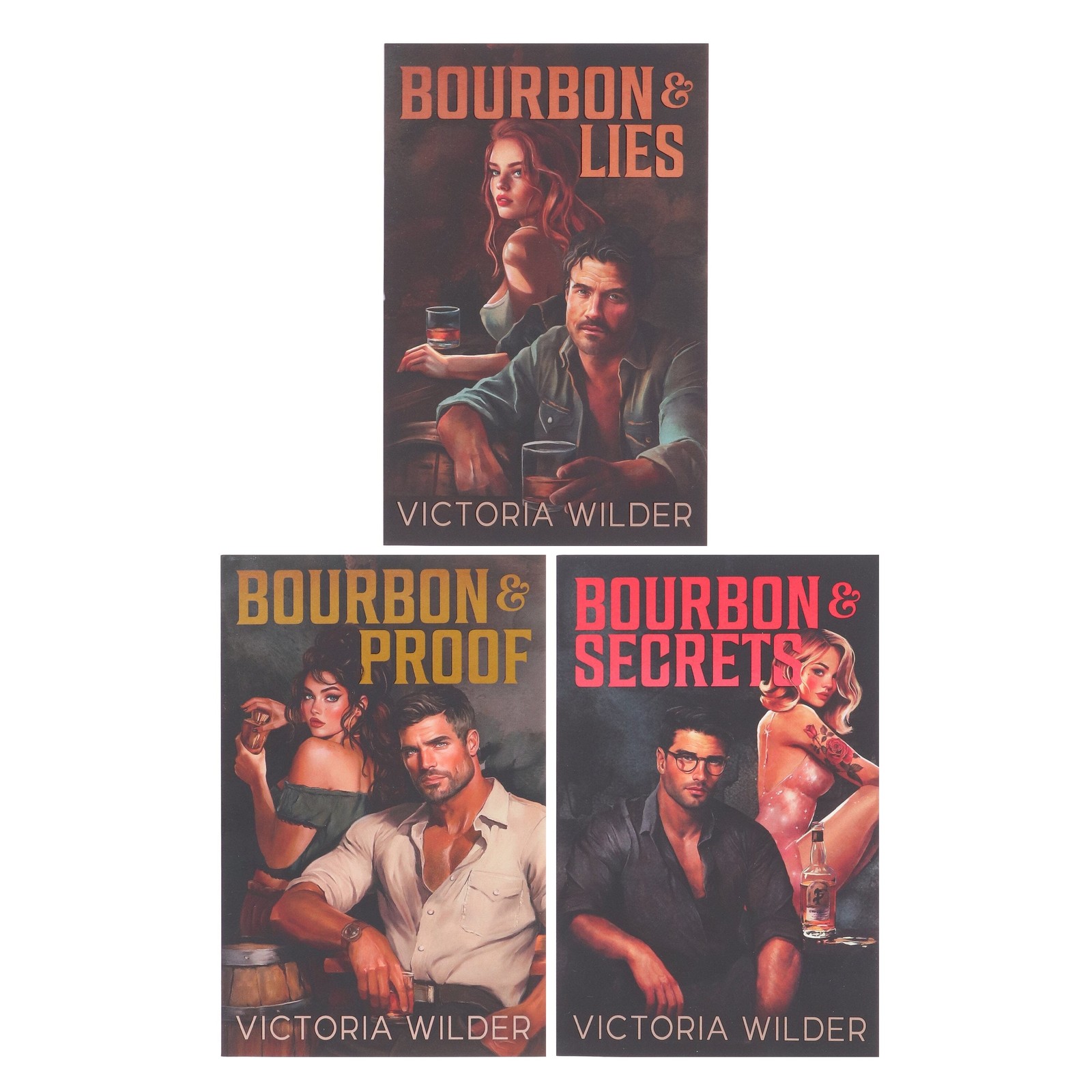 The Bourbon Boys Series by Victoria Wilder 3 Books Set – Fic – PB