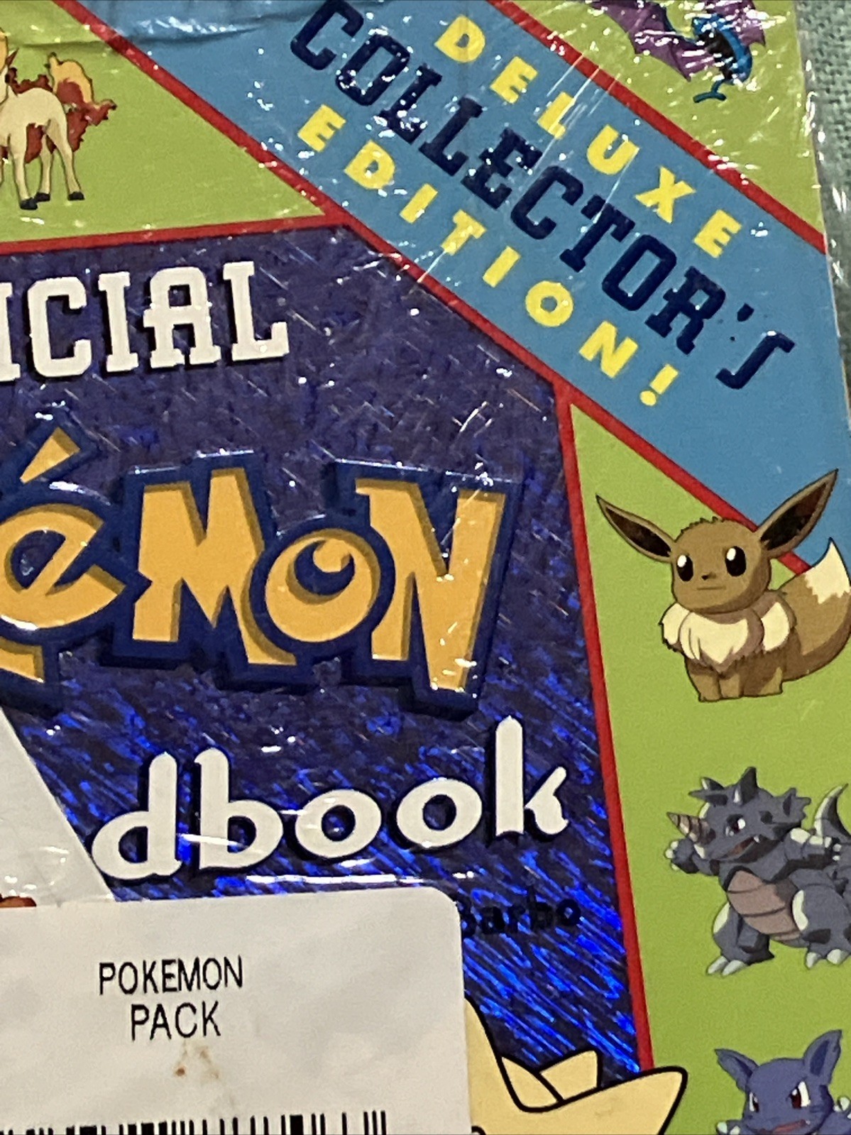 VTG NOS Scholastic Press The Official Pokemon Handbook 1999 WITH POSTER SEALED