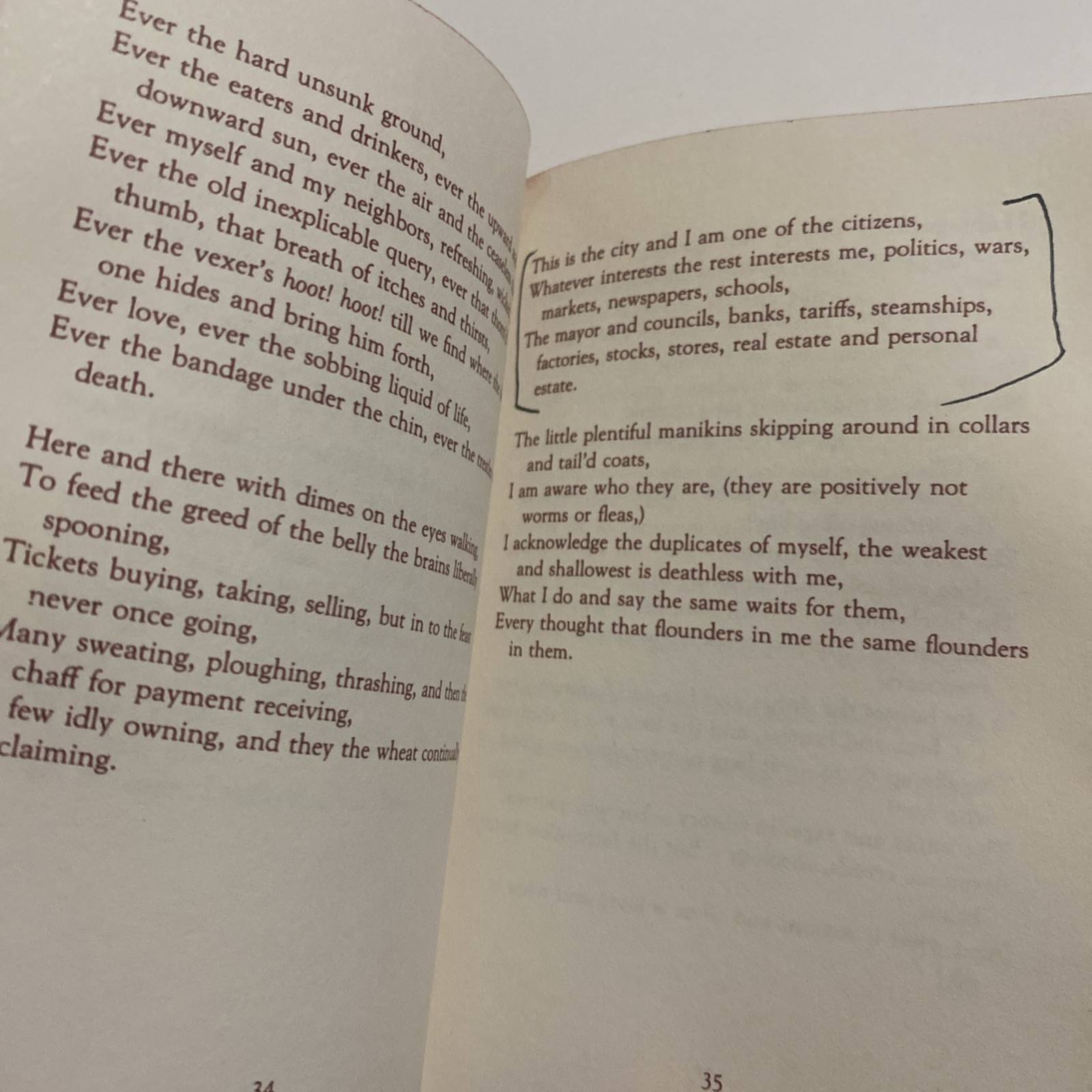 Walt Whitman Selected Poems Bloomsbury Poetry Classics 1993 HC No DJ First Print