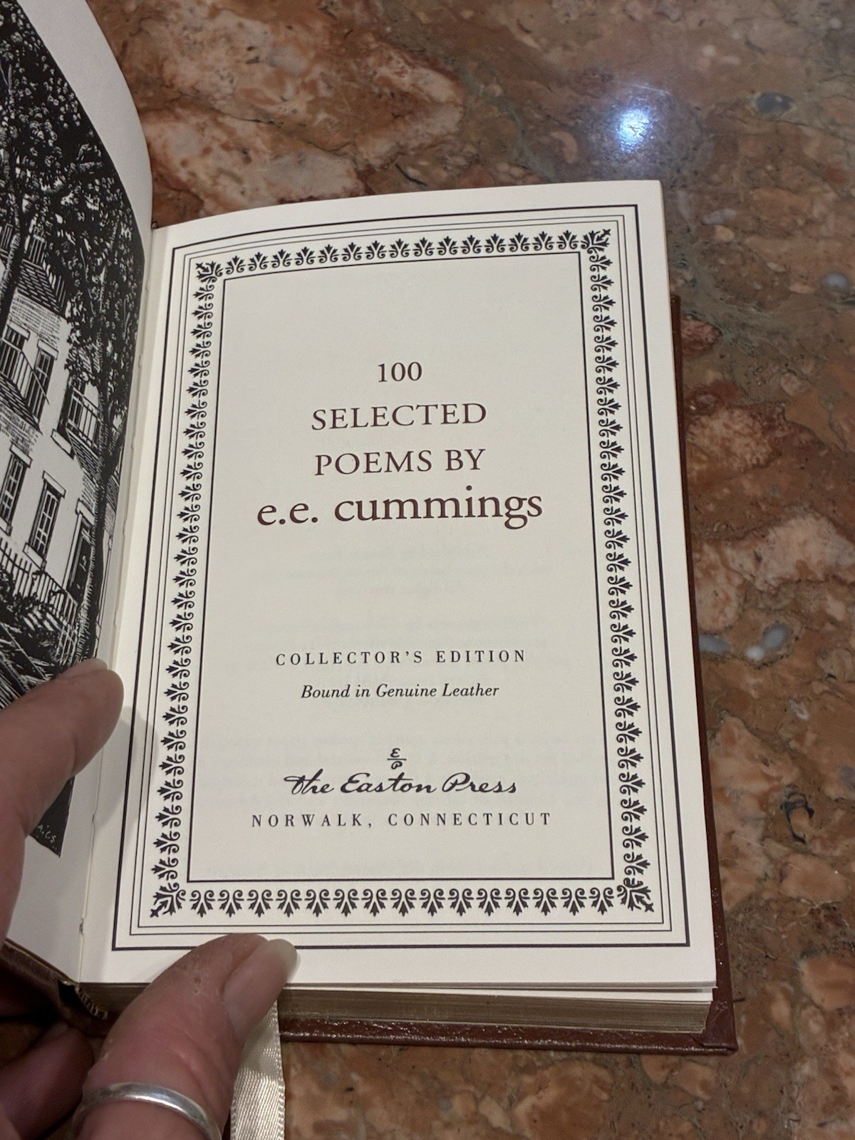 e. e. cummings Easton Press Poetry Book Leather Gold Fine Binding Poem Books
