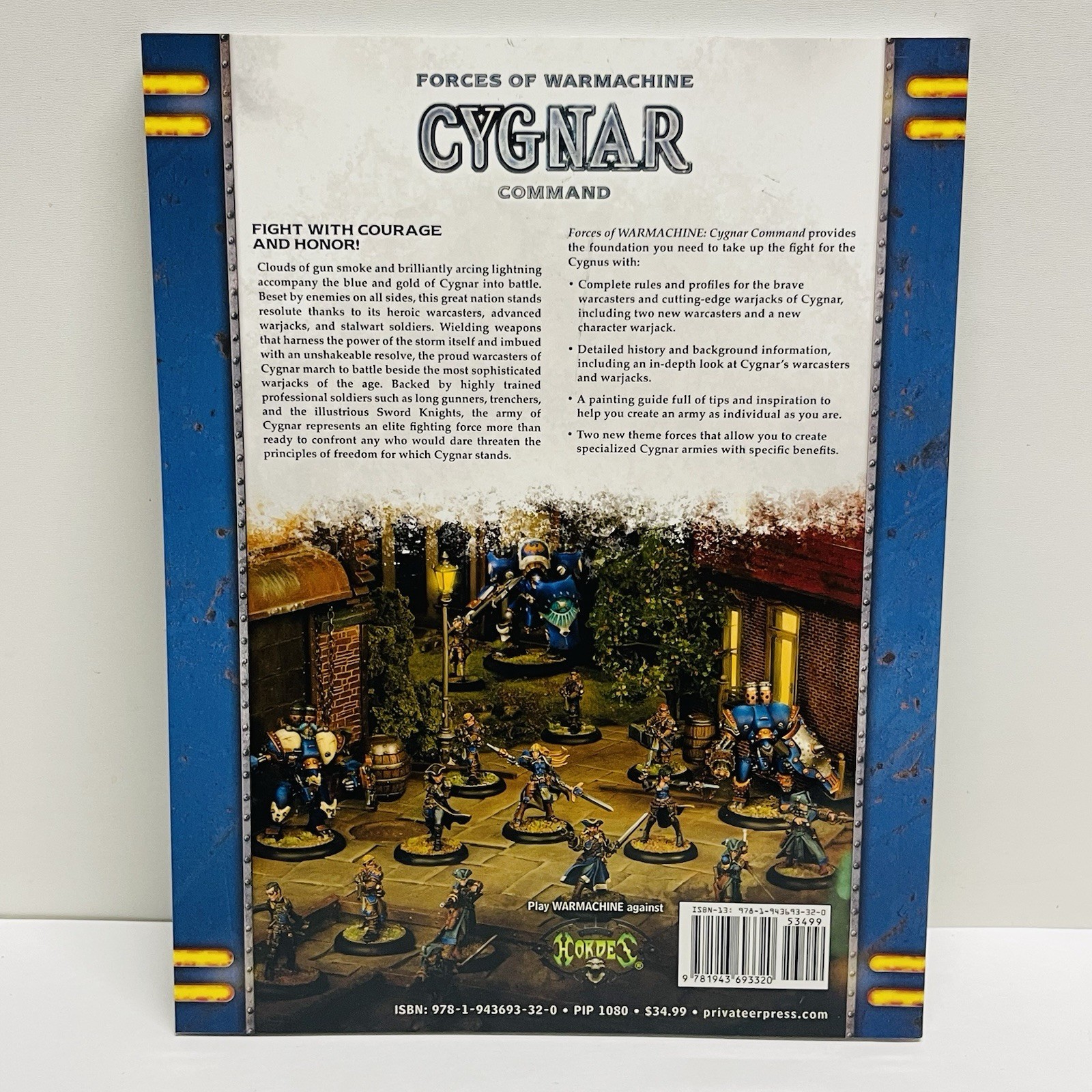 Privateer Press Warmachine Cygnar Command MK III 1st Print Forces Book 2016 PB