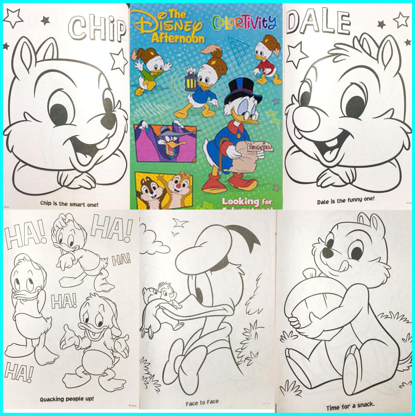 10 Disney Coloring Books Classic Movie Characters Full Size Books 700 Pages