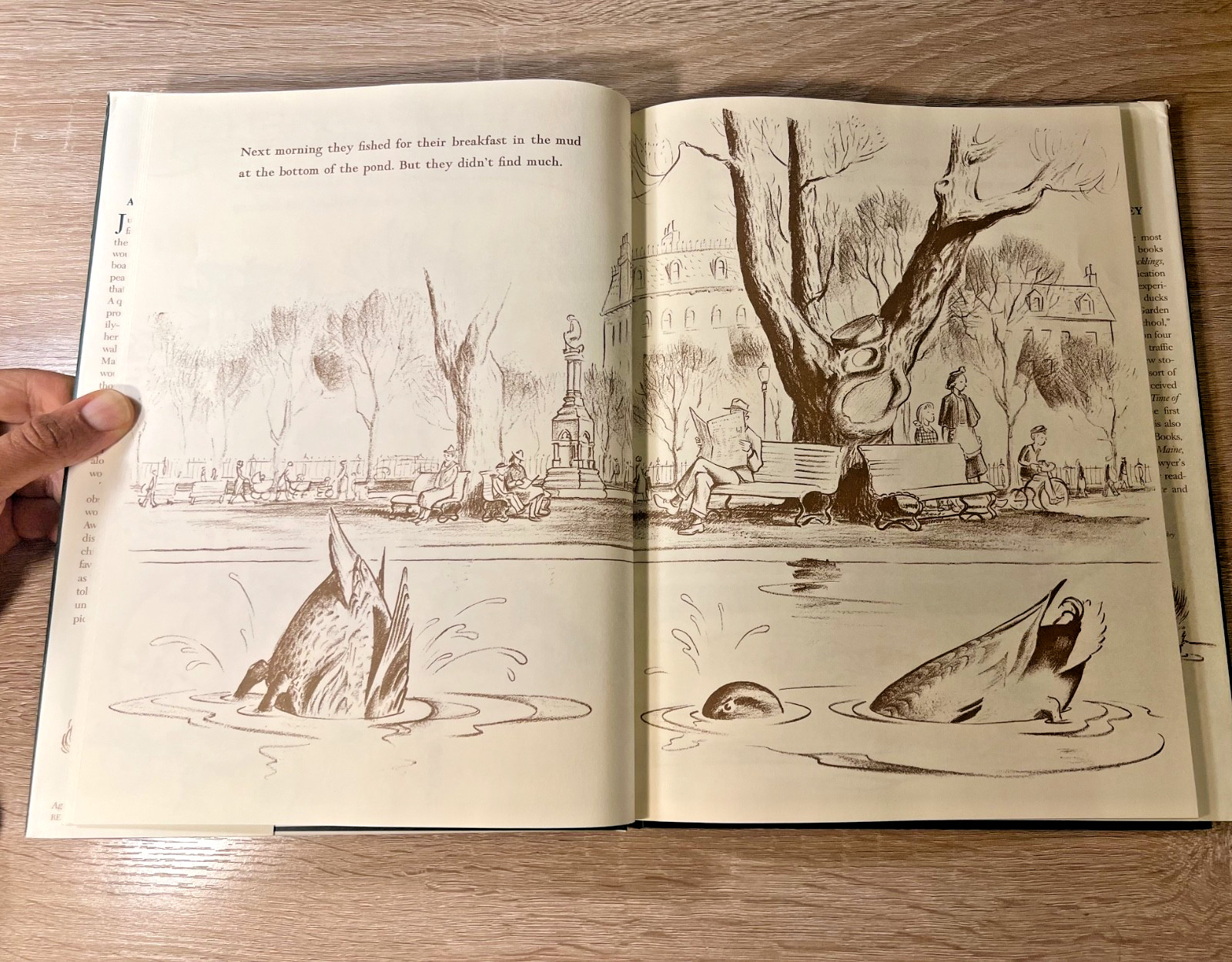 Make Way for Ducklings Robert McCloskey Hardcover Book 1941 Modern Reprint