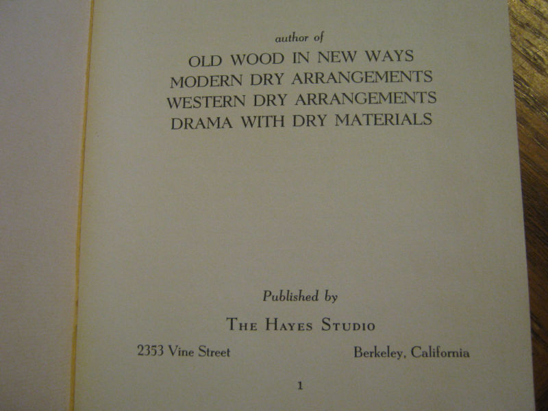 1960 Woodforms and Dry Material by Naida Gilmore Hayes