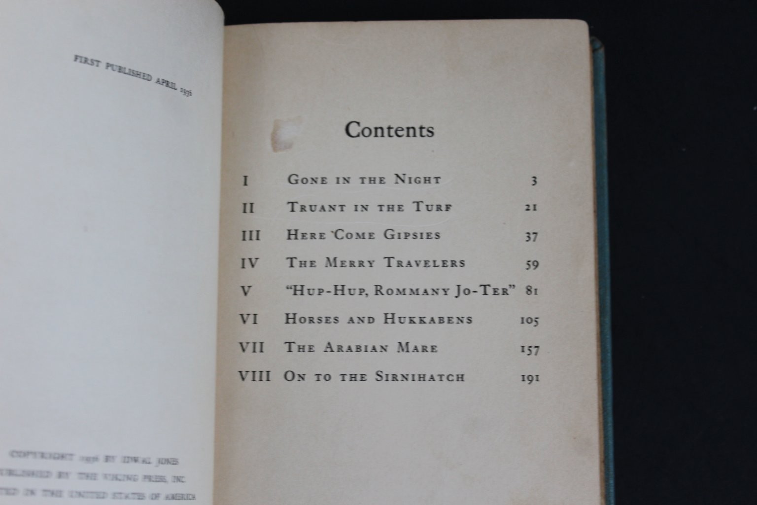 Whistlers’ Van Idwal Jones 1936 First Edition Illustrated Viking Press