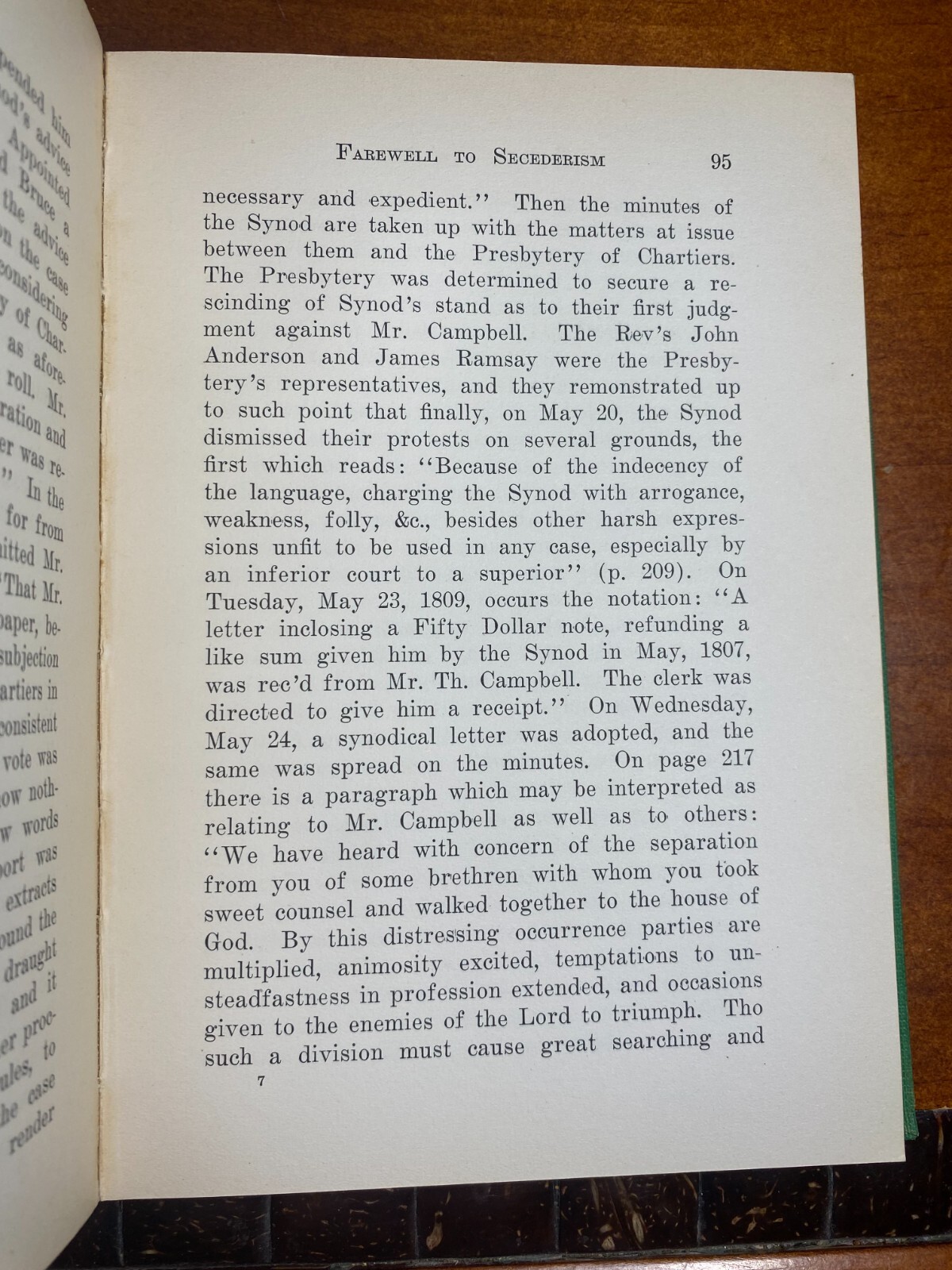 Thomas Campbell: Seceder and Christian Union Advocate by William H. Hanna