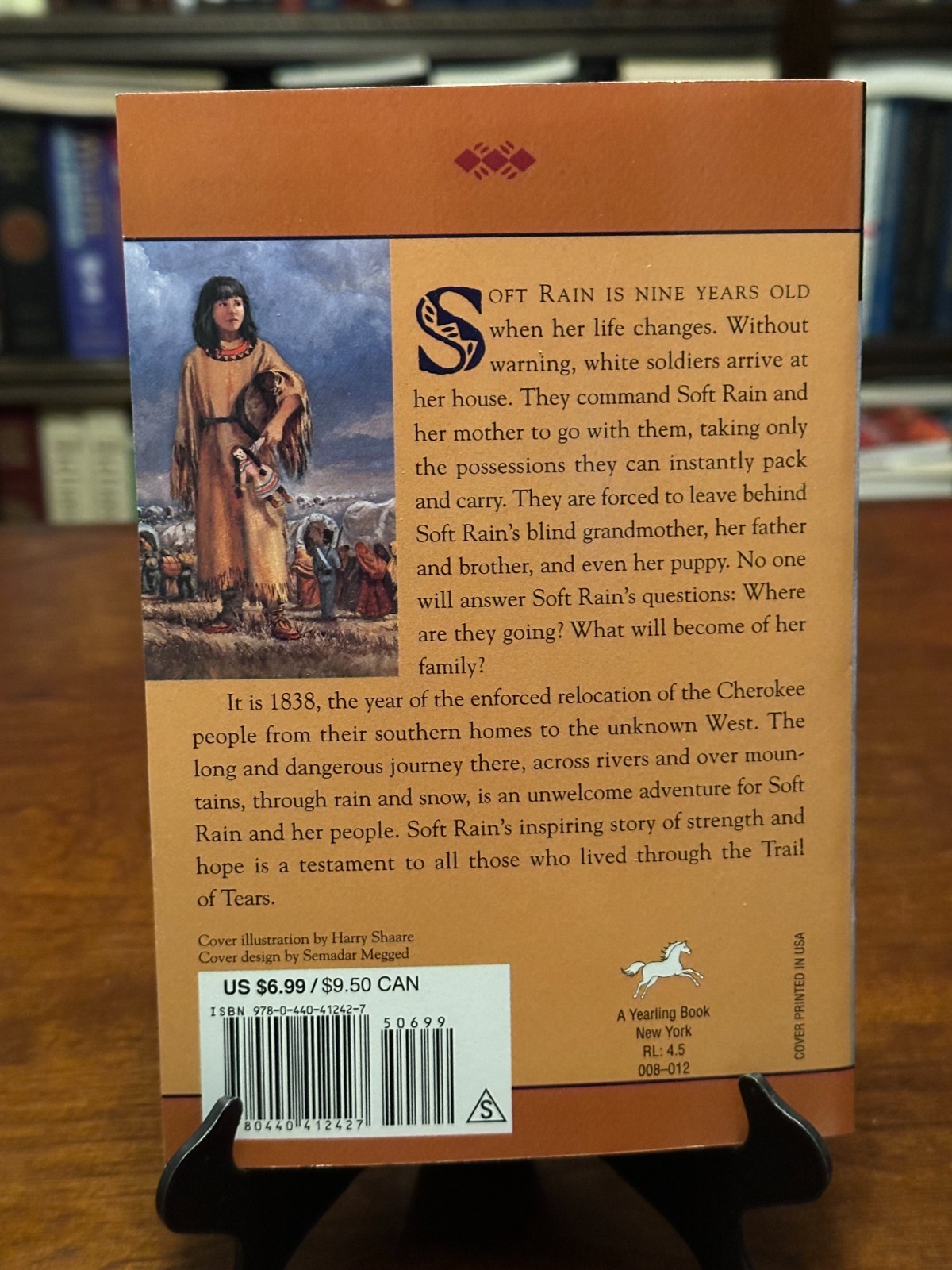 SOFT RAIN: A Story of the Cherokee Trail of Tears by Cornelia Cornelissen