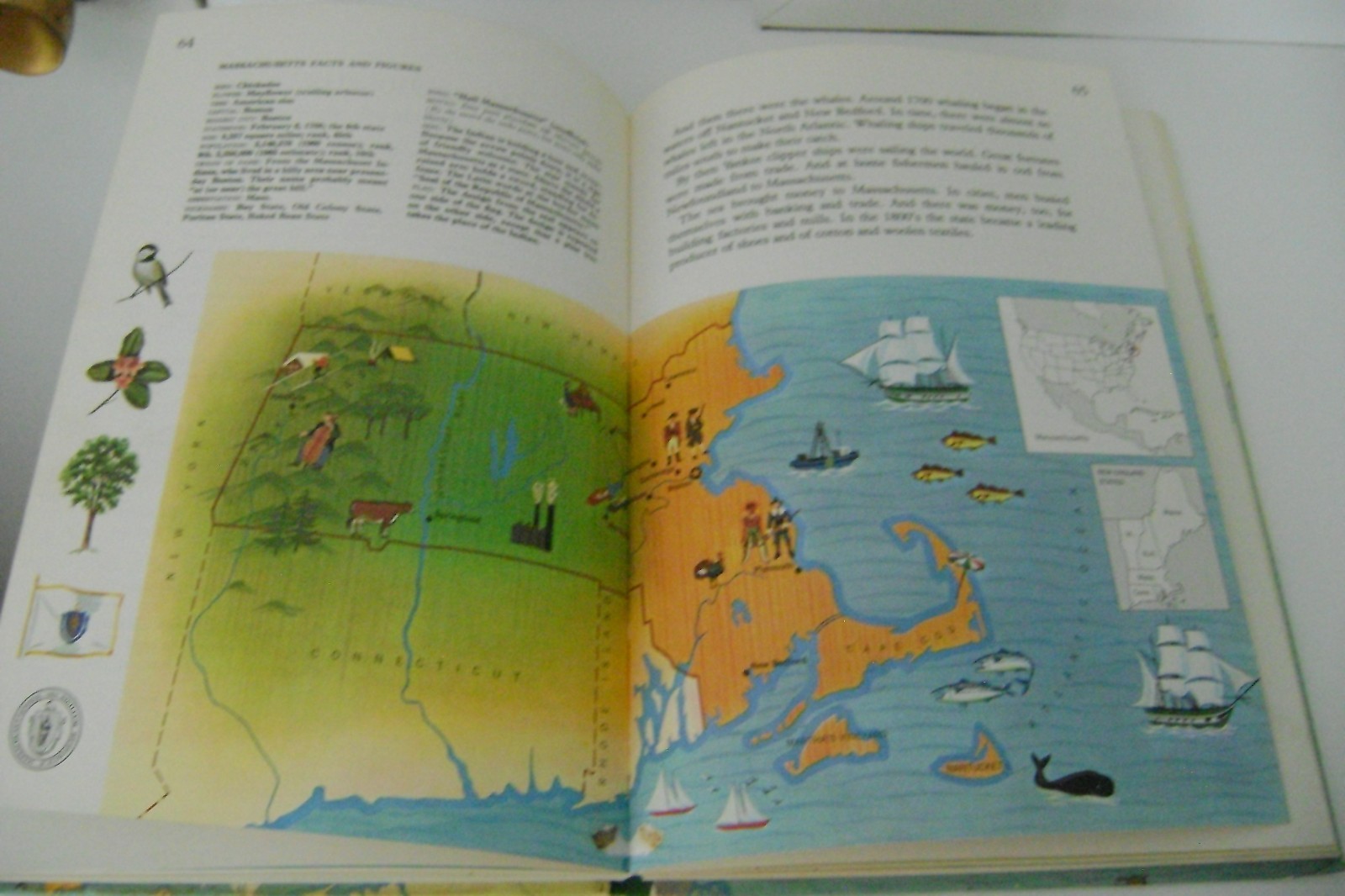 1967 The Look-It-Up Book of the 50 States, Lauber, Vintage Geography Book