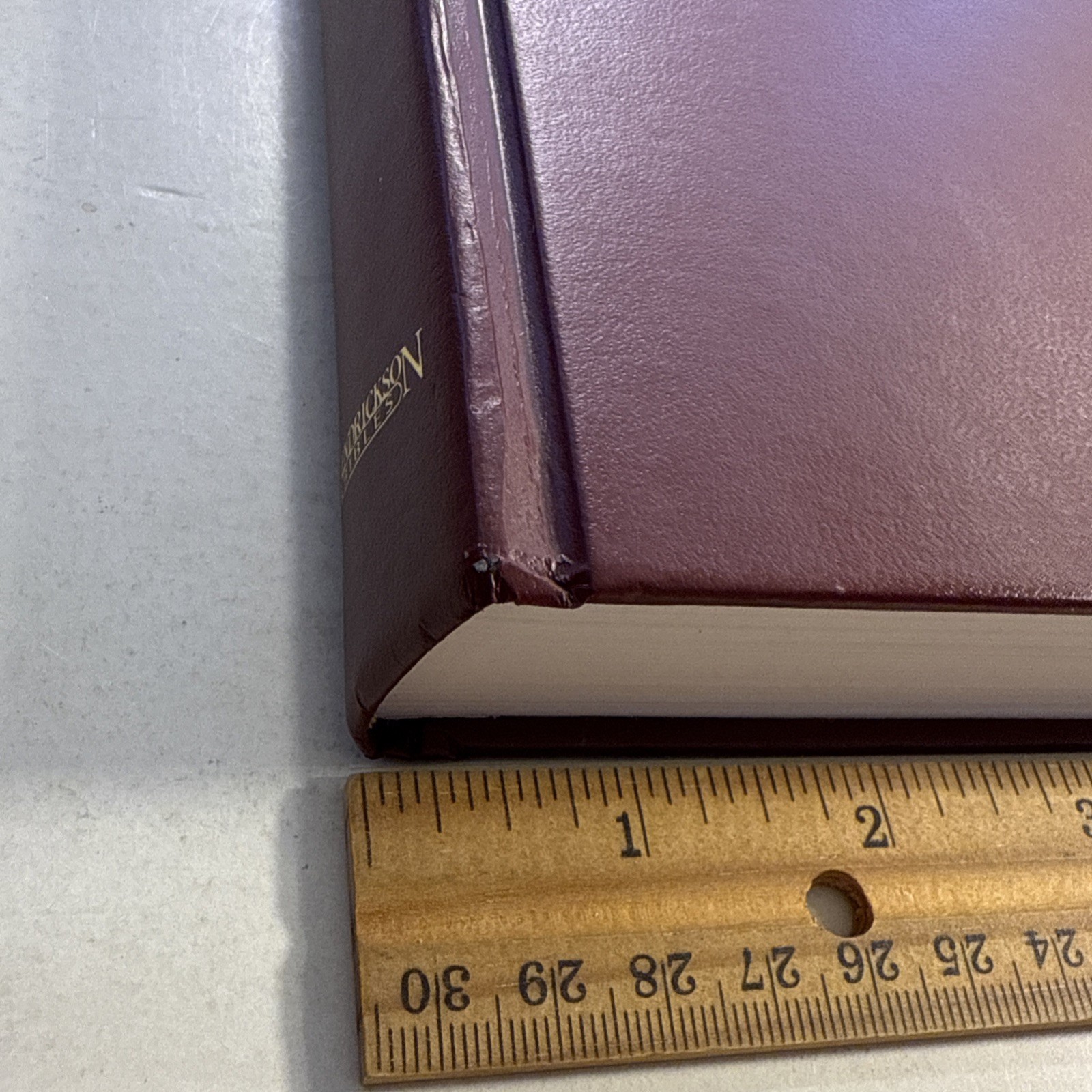 PEW HOLY BIBLE NRSV Hendrickson Hardcover Burgundy Church 1989 Study vintage