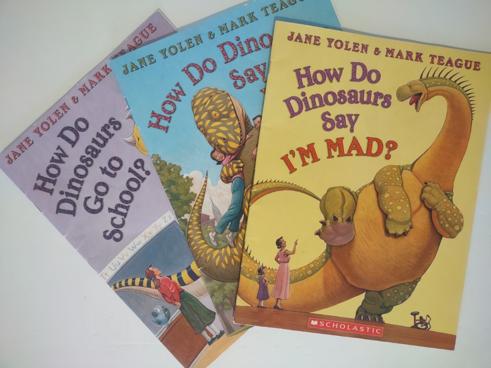 How Do Dinosaurs…book lot of 3 Jane Yolen Mark Teague