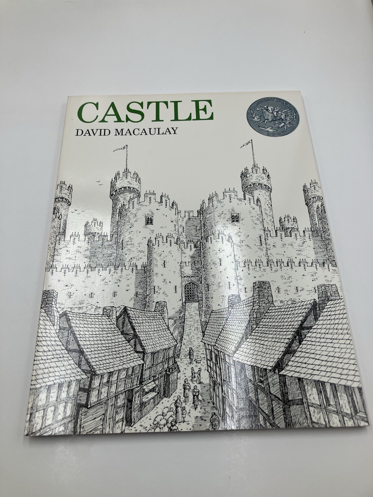 Lot of 3 David Macaulay Vintage Paperback Books Castle Cathedral Pyramid