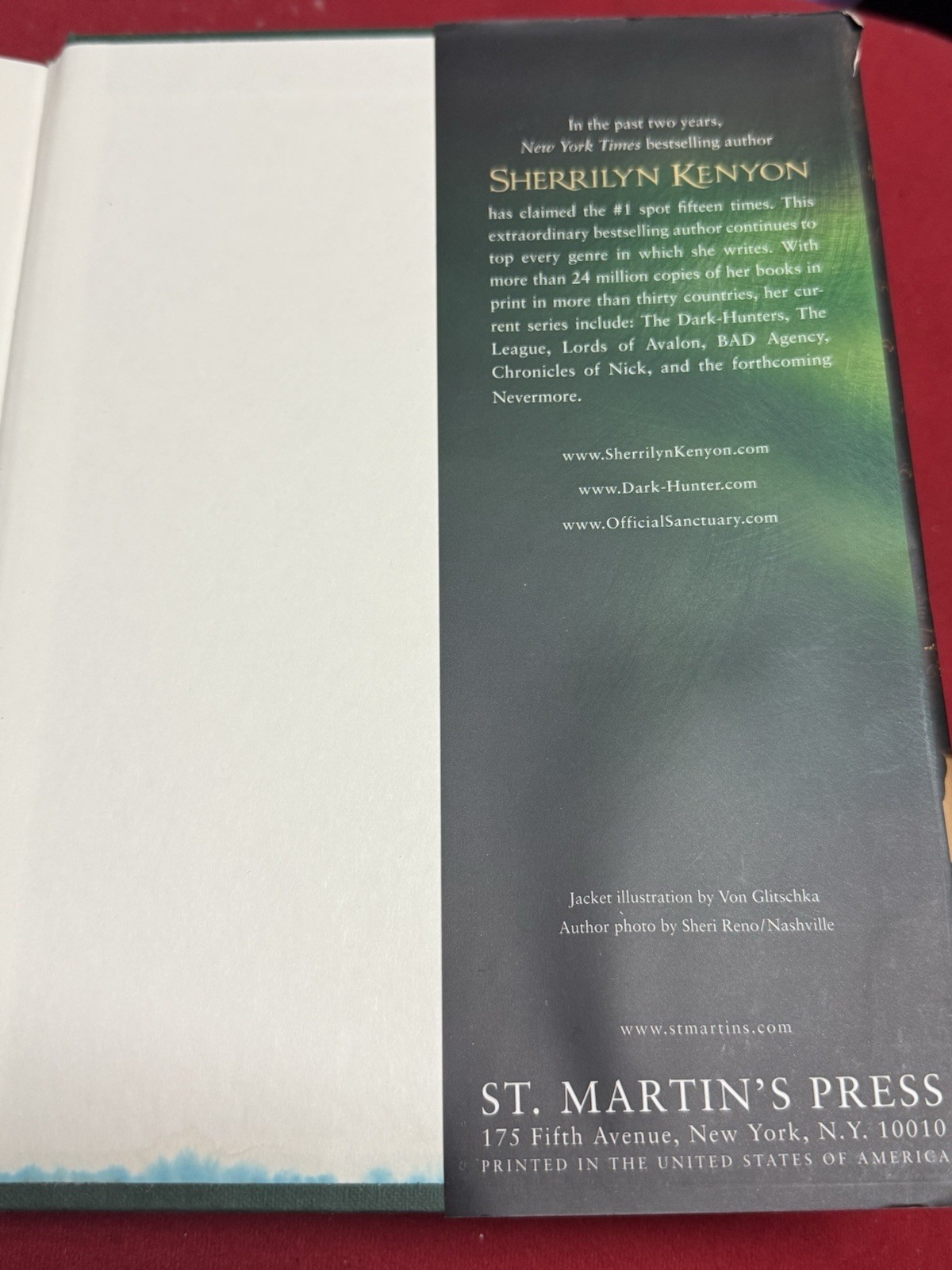 RETRIBUTION HARDCOVER BOOK #1 NEW YORK TIMES BESTSELLING AUTHOR SHERRILYN KENYON