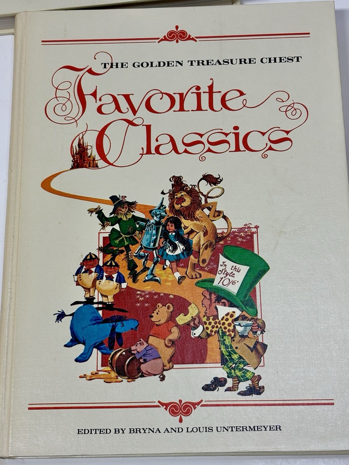 Vintage 1968 The Golden Press Treasure Chest HC Children’s Books Box Set of 4