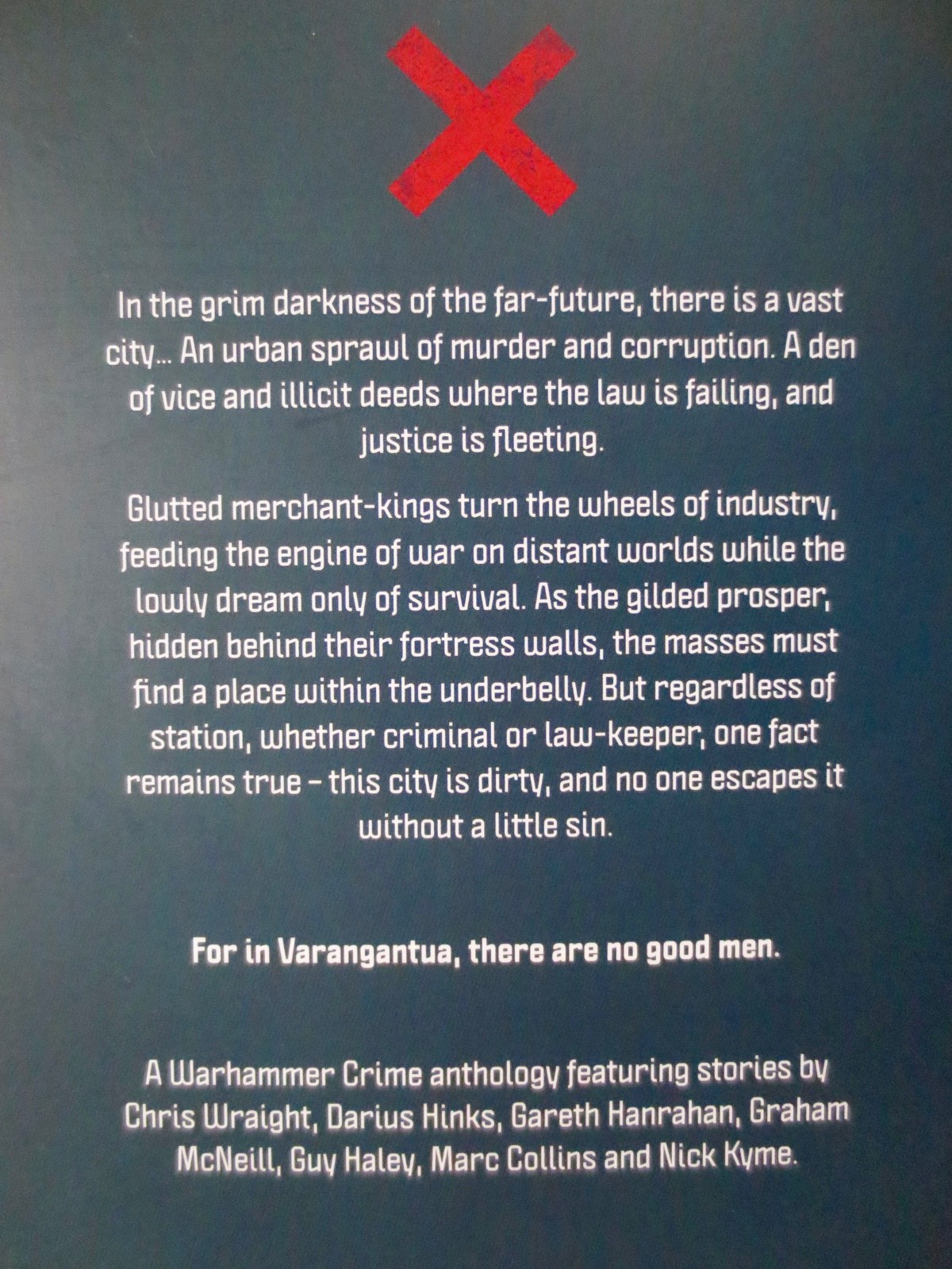 No Good Men – A Warhammer Crime Anthology 2020 Paperback Black Library