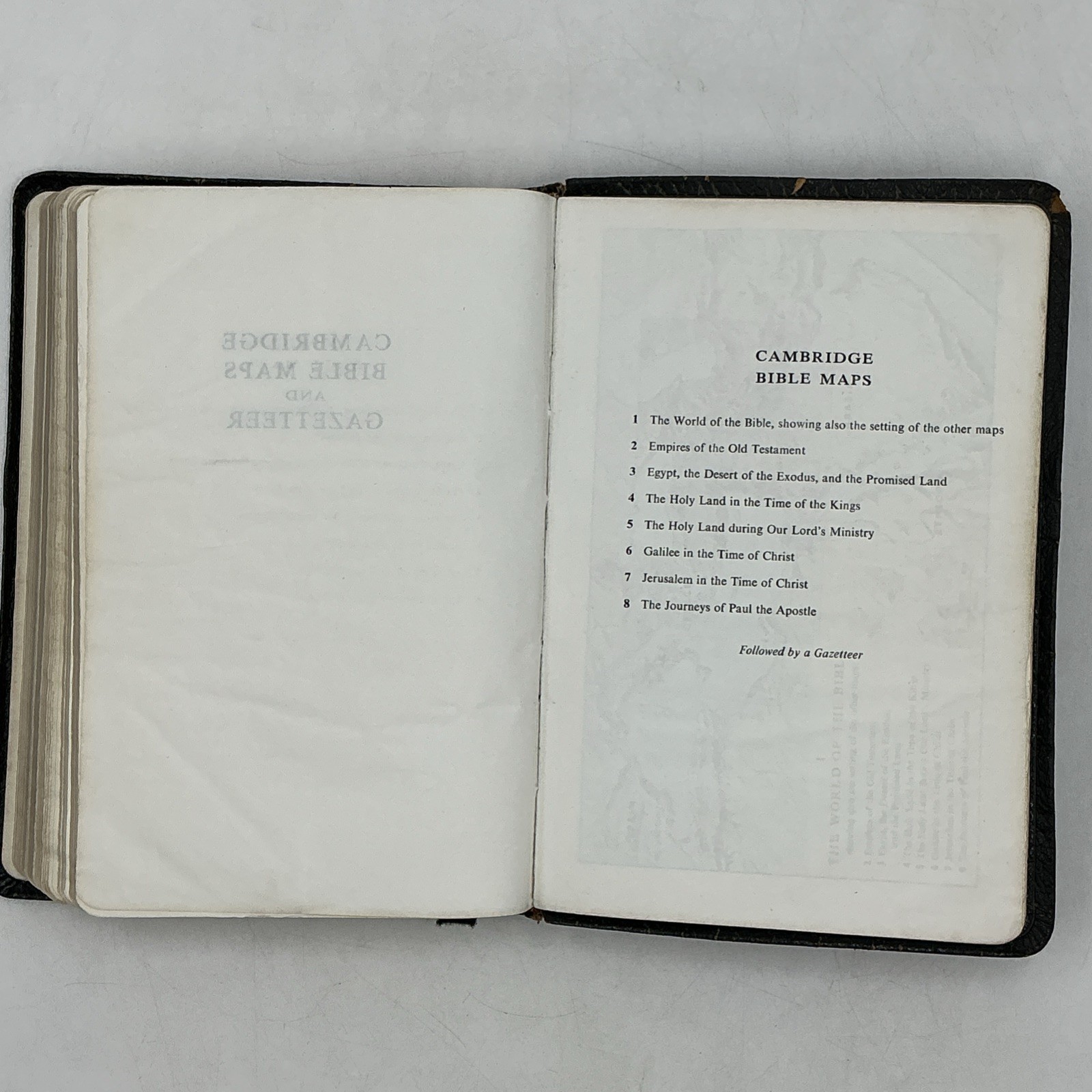 Cambridge Holy Bible Concordance KJV Cameo Morocco Leather Lined India Paper