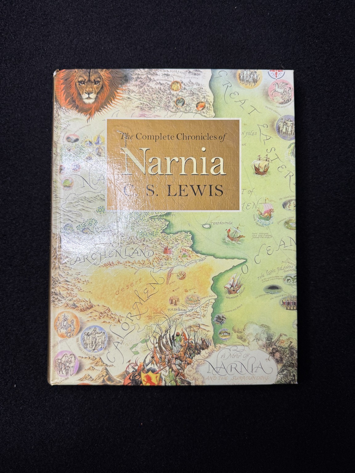 Complete Chronicles of Narnia C.S. Lewis Illus Pauline Baynes HarperCollins HC