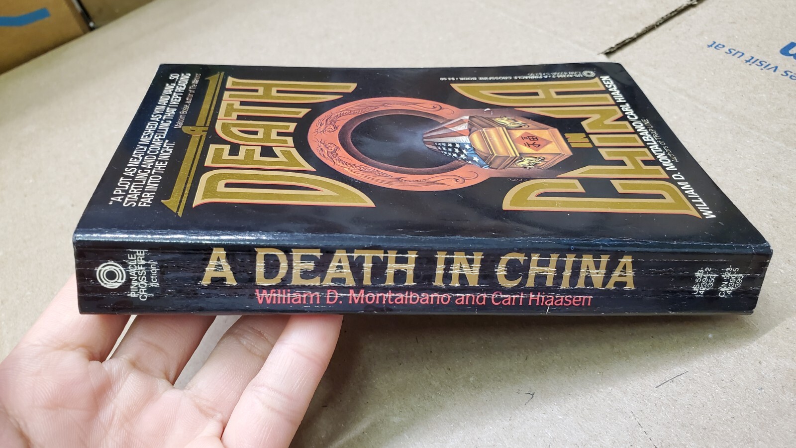 Death In China By William D. Montalbano/Carl Hiaasen Pinnacle 1985 Paperback