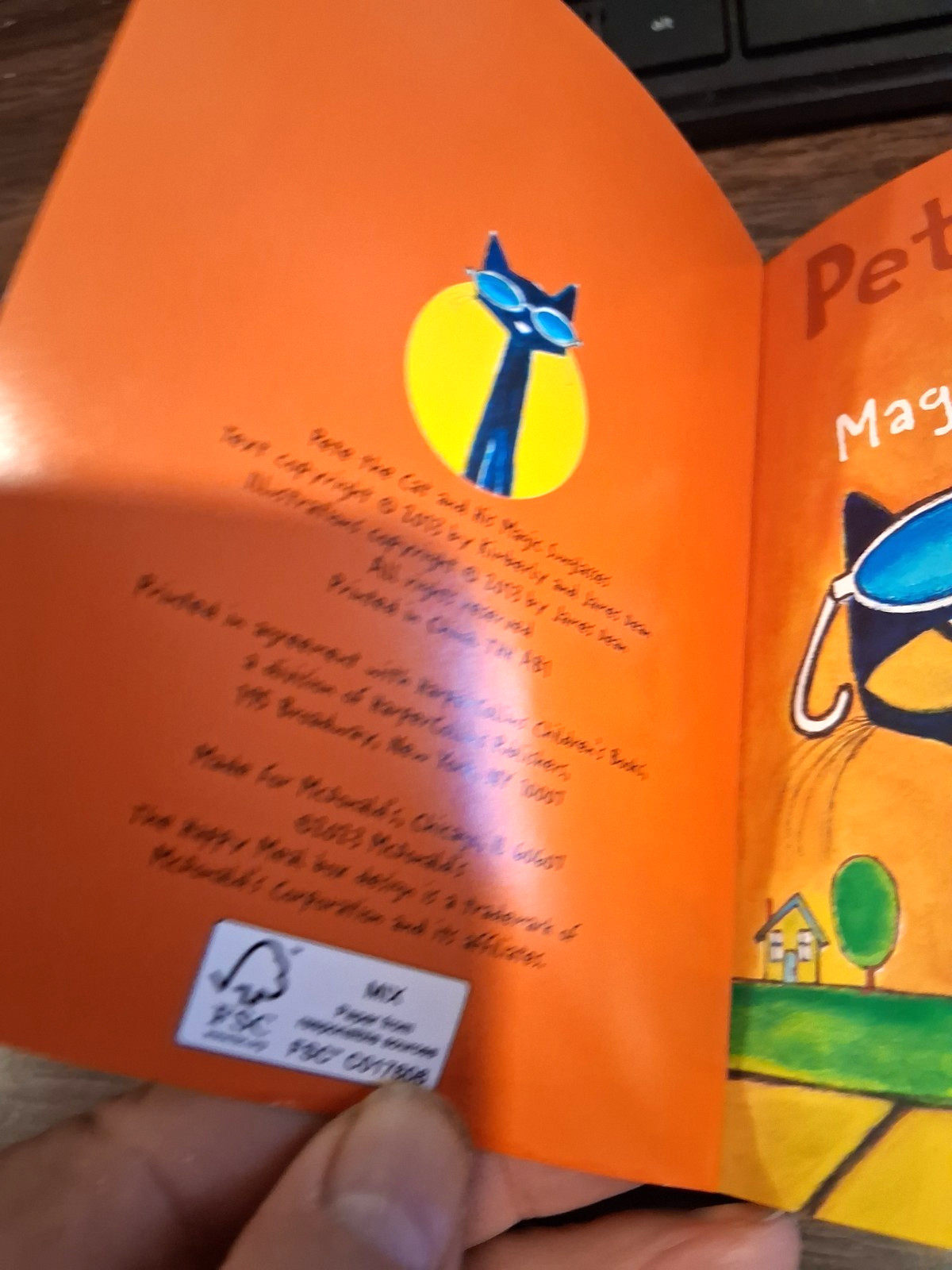 PETE THE CAT AND HIS MAGIC SUNGLASSES BY KIM & JAMES DEAN, SOFT COVER, 34 PAGES