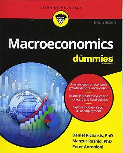 Macroeconomics For Dummies, – Paperback, by Richards Daniel; Rashid – Very Good