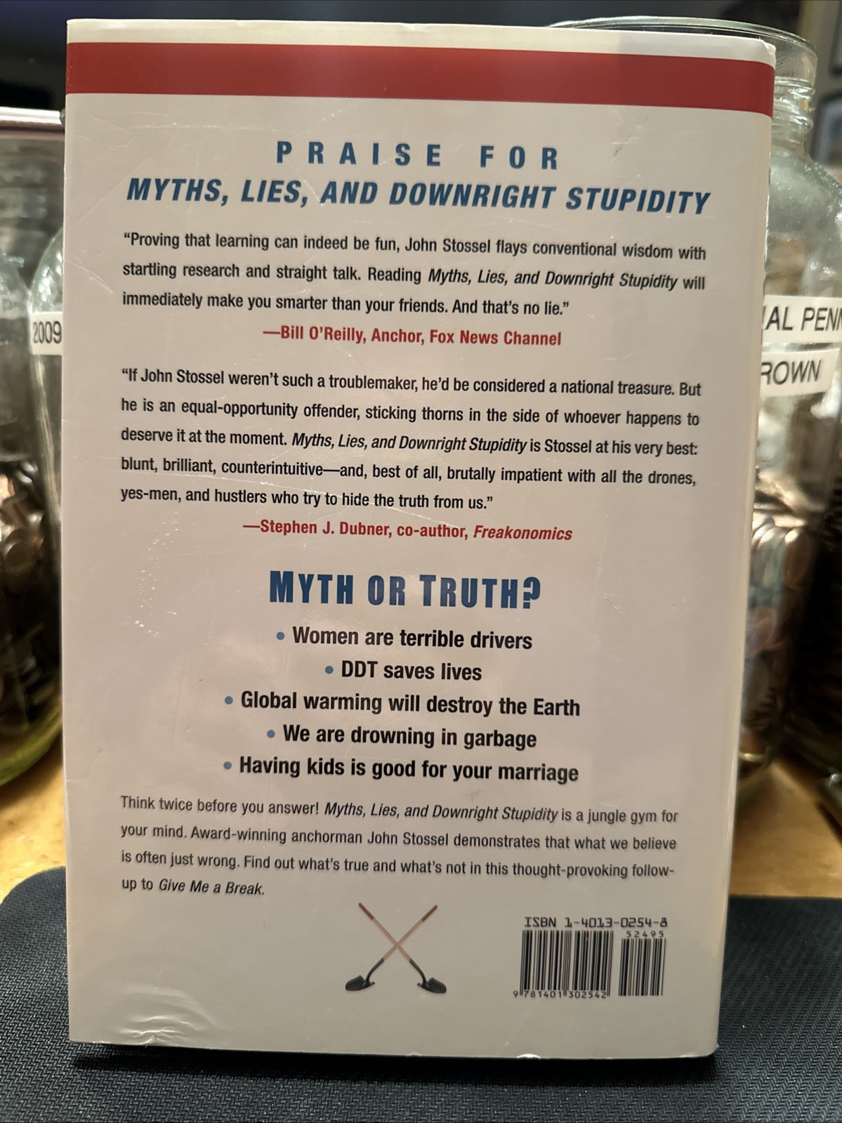 Myths Lies and Downright Stupidity HC 1st ED John Stossel ABC Current Events
