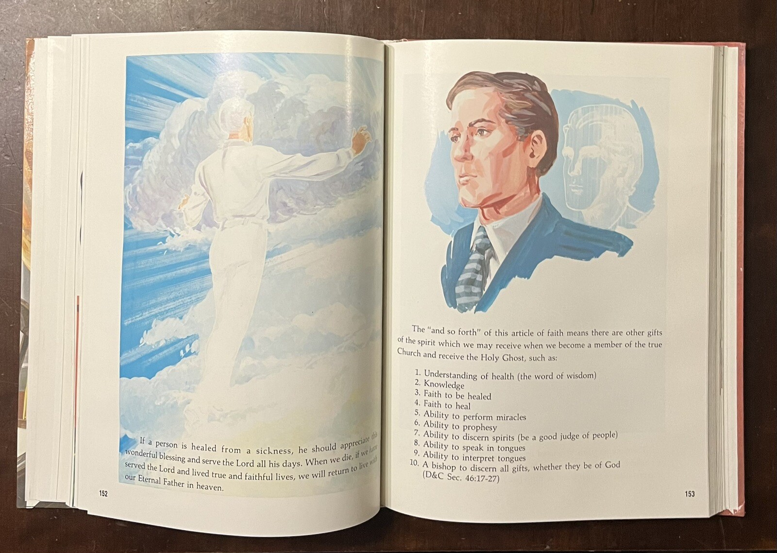Illustrated Articles of Faith 1987 LDS Mormon RARE Single Volume 323 Pages
