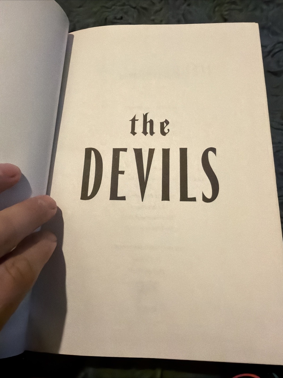 The Devils Devils 1 – Hardcover – C-105