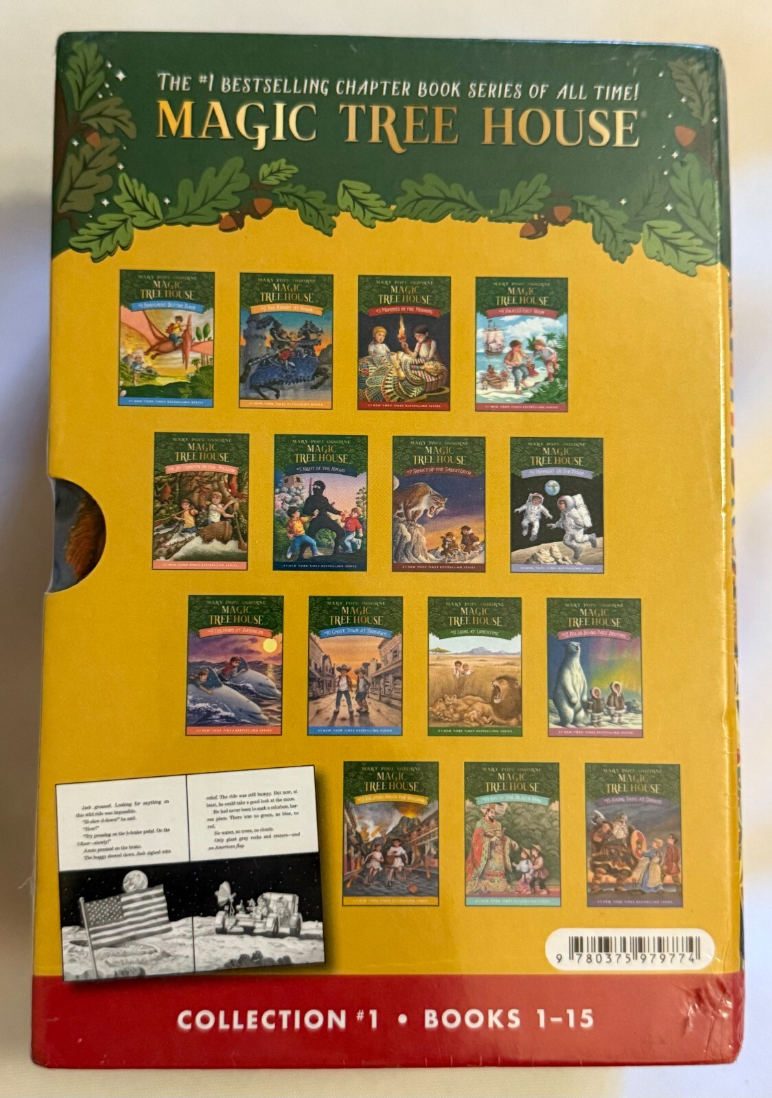 Magic Tree House Collection 1: 1-15 Book Box Set by Mary Pope Osborne Brand New