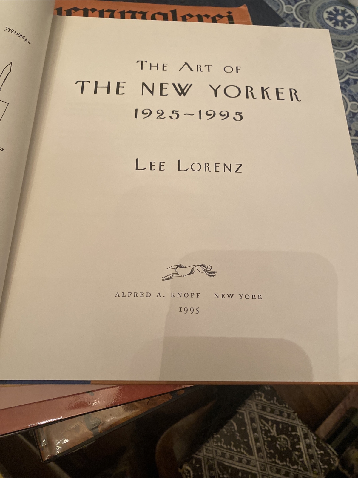 The Art of The New Yorker 1925-1995 by Lee Lorenz-First Edition/DJ-1995