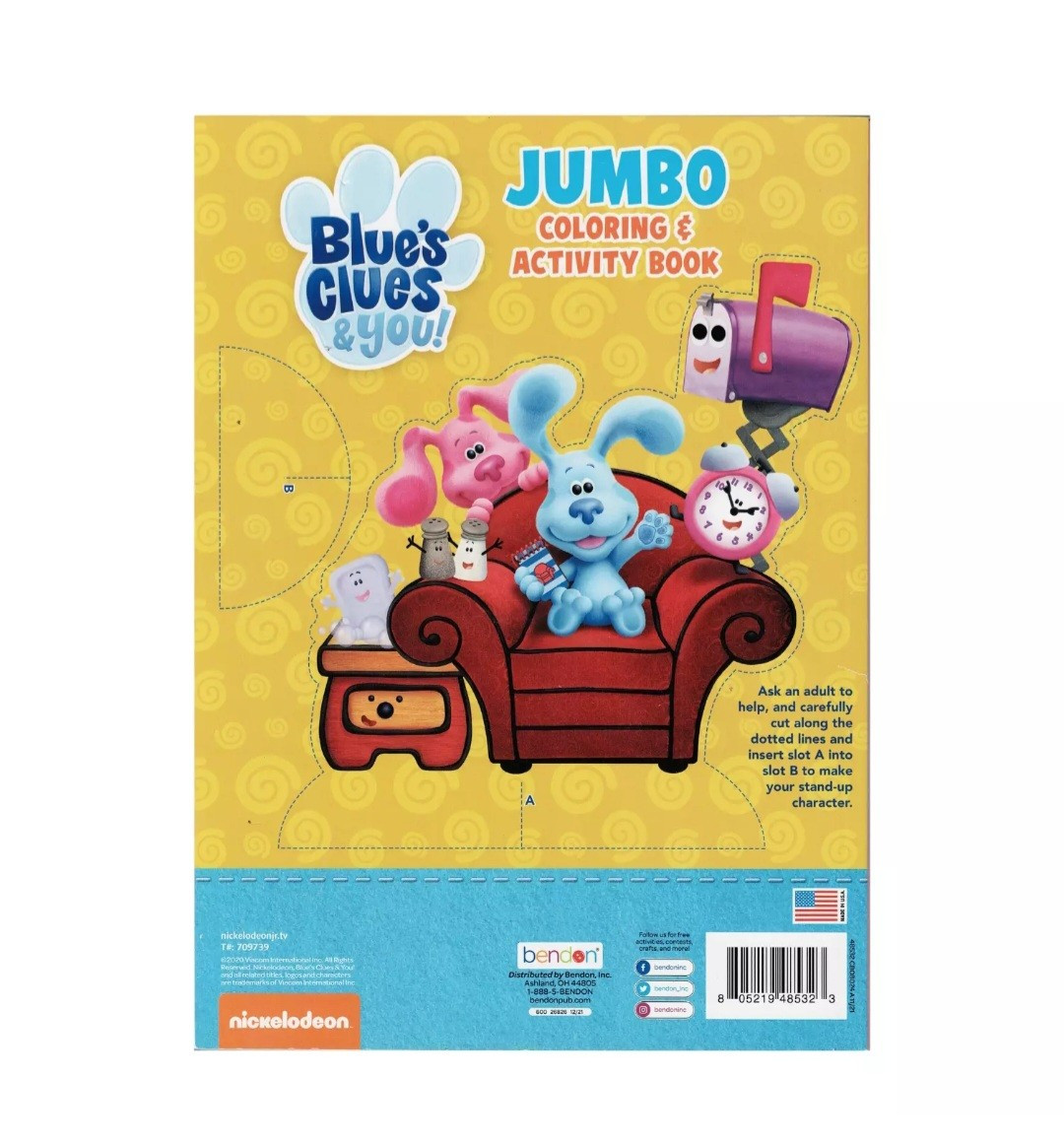 NEW! BLUES CLUES & YOU! COLORING & ACTIVITY BOOKS 💙 Wheres Blue?/Blues Skidoo!